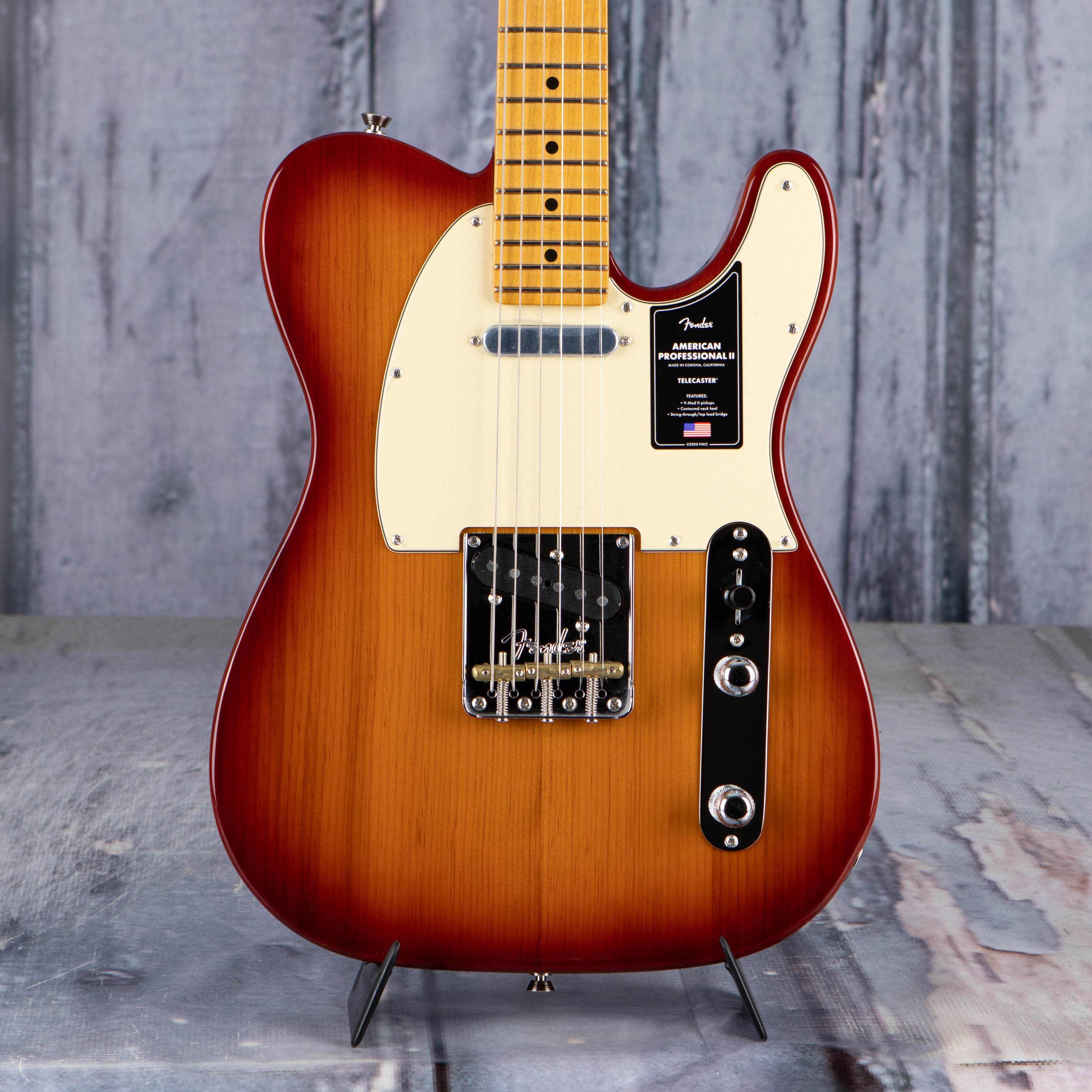 Fender American Professional II Telecaster Electric Guitar, Sienna Sunburst