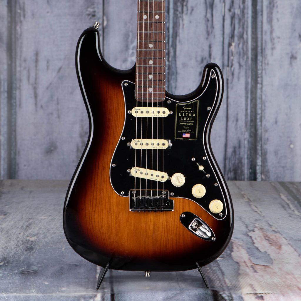 Fender American Ultra Luxe Stratocaster - 2-Color Sunburst, Rosewood Fingerboard