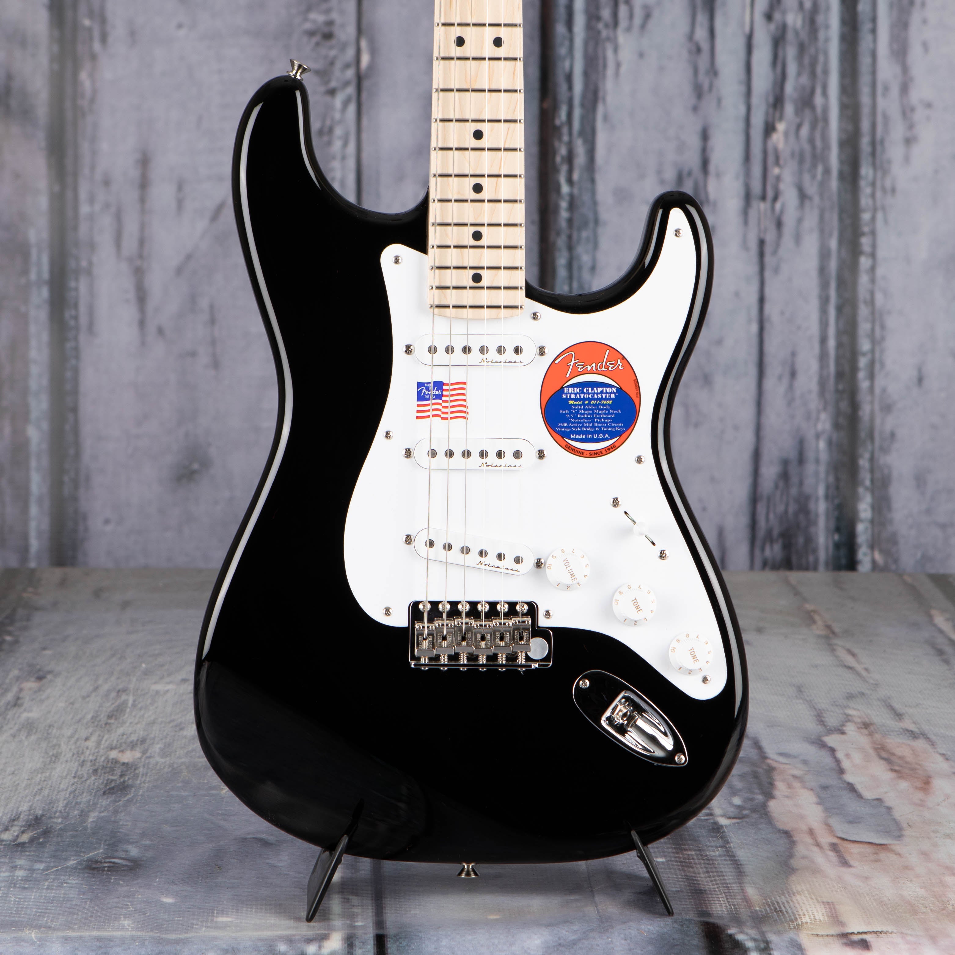 Fender Eric Clapton Stratocaster Electric Guitar, Black