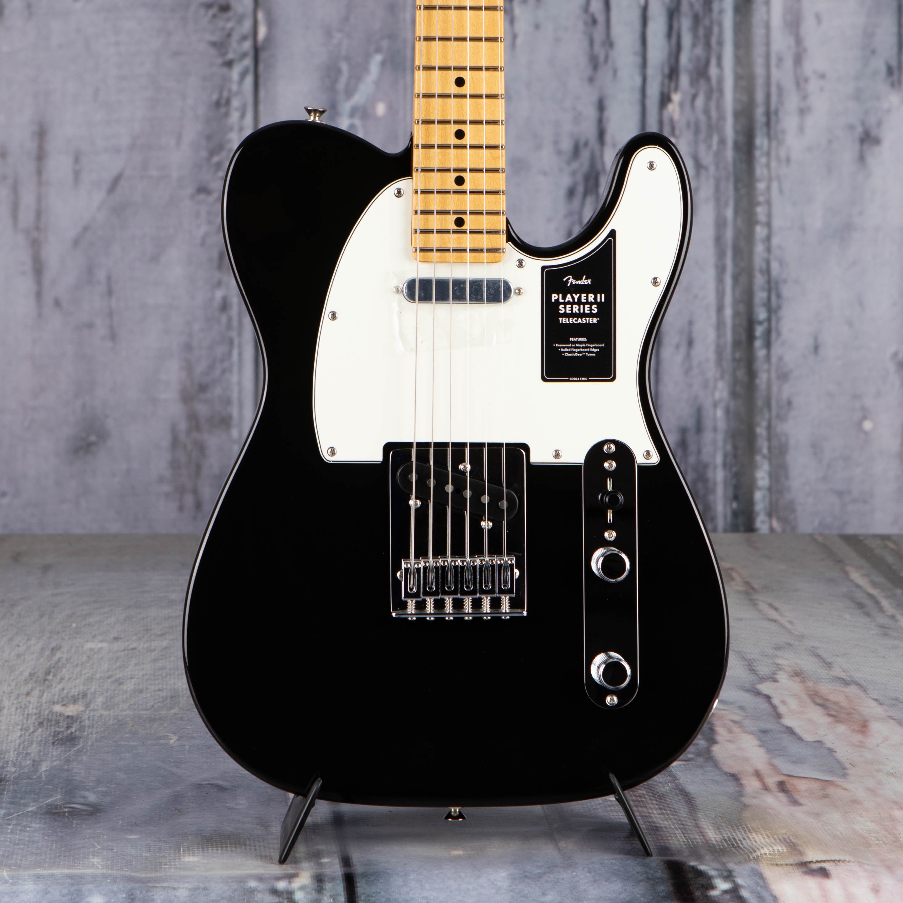 Fender Player II Telecaster Electric Guitar, Black