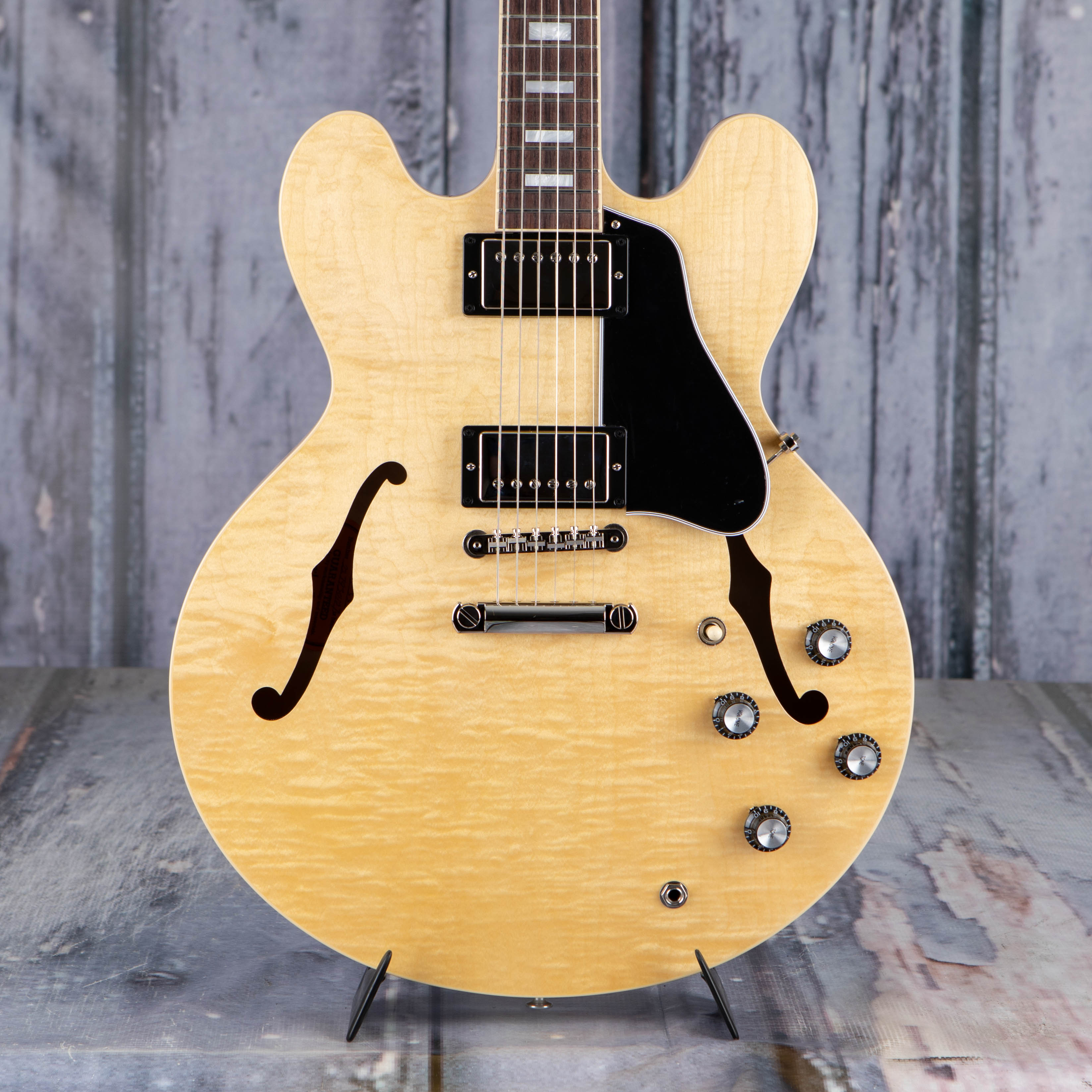 Gibson ES-335 Figured Semi-Hollowbody Guitar, Antique Natural