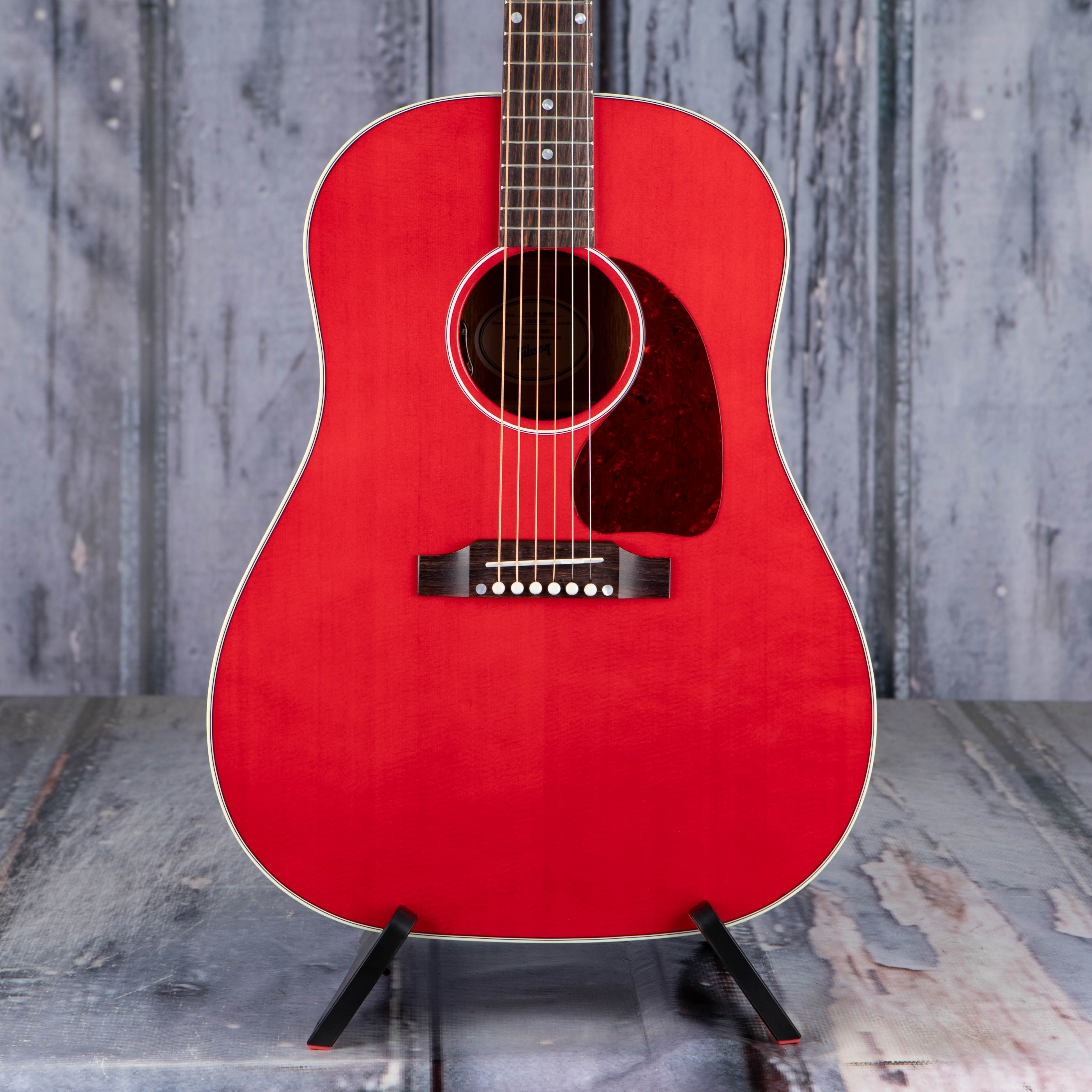 Gibson Montana J-45 Standard Acoustic/Electric Guitar, Cherry