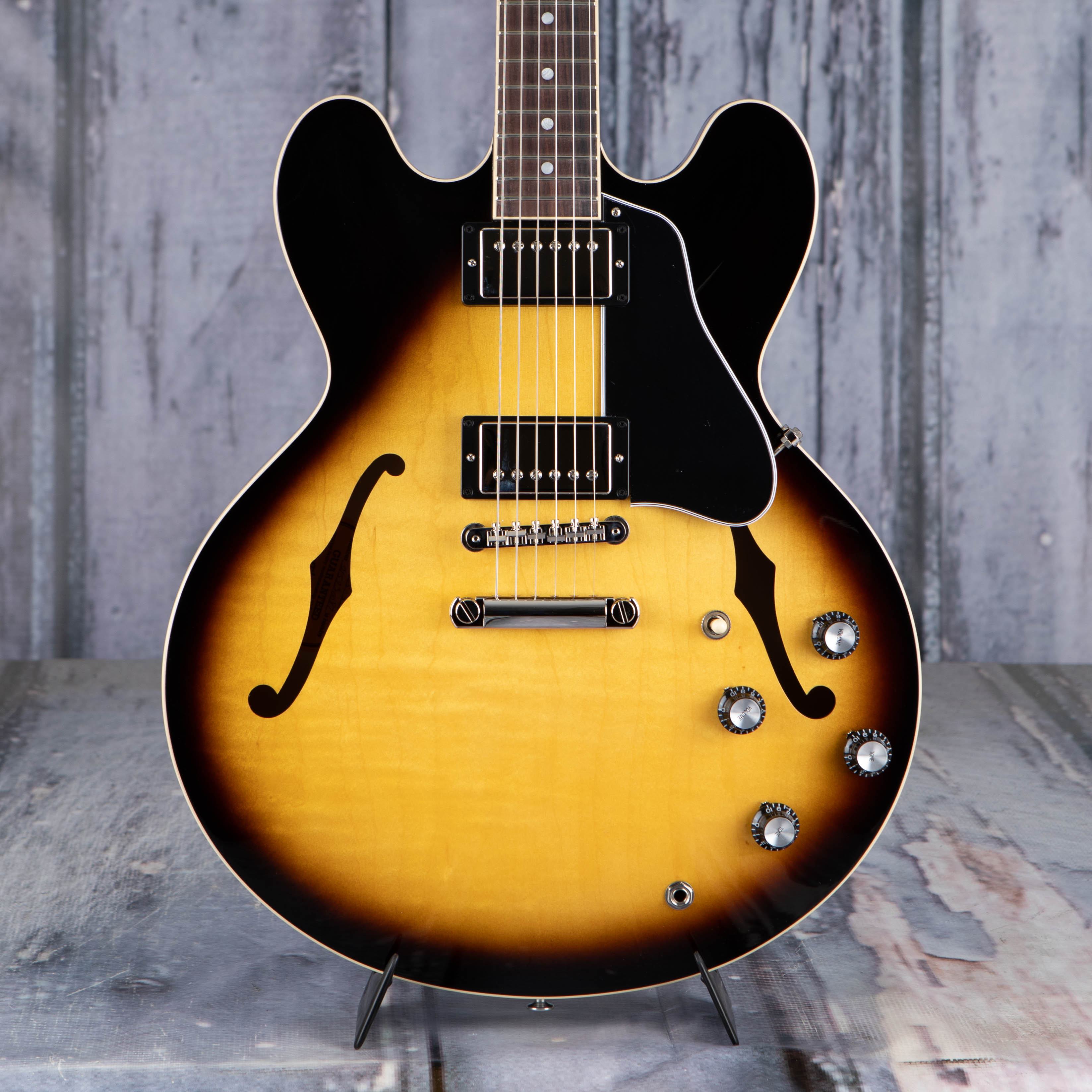 Gibson USA ES-335 Semi-Hollowbody Guitar, Vintage Burst