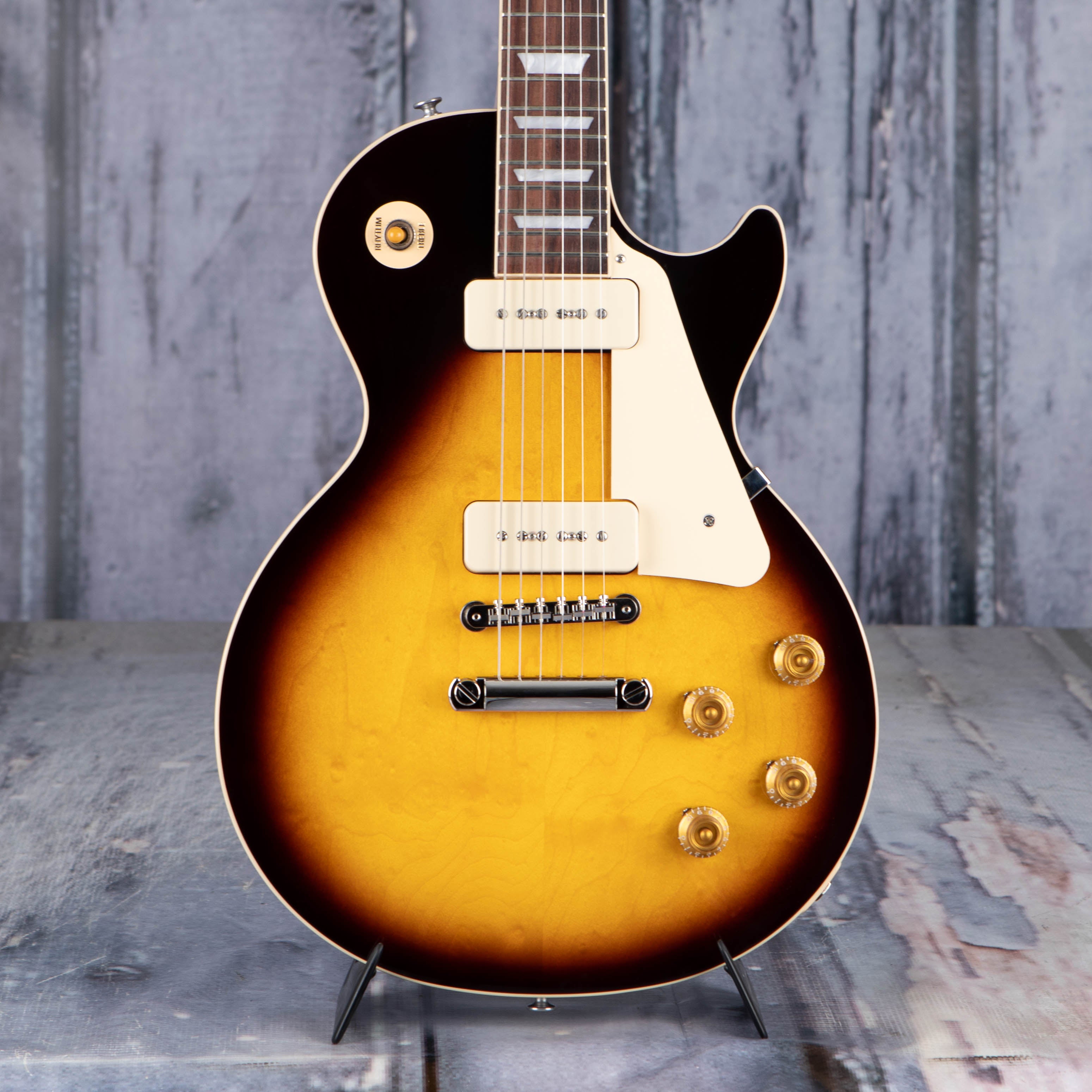 Gibson USA Les Paul Standard '50s P-90 Electric Guitar, Tobacco Burst