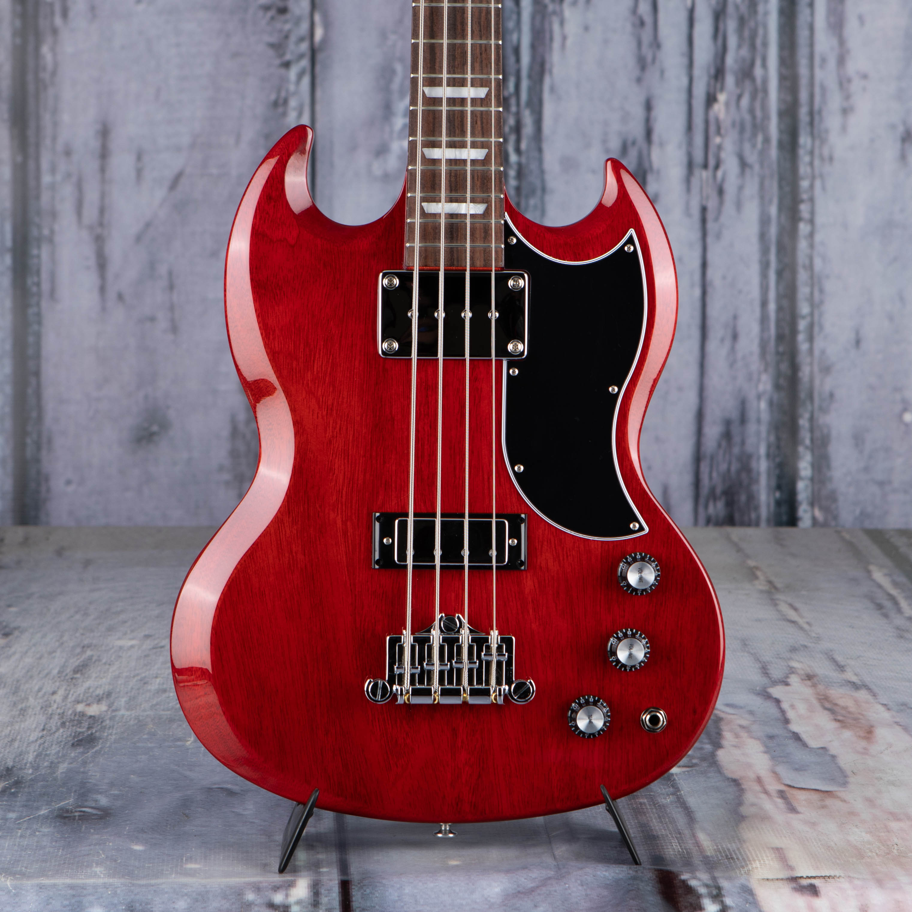 Gibson USA SG Standard Electric Bass Guitar, Heritage Cherry