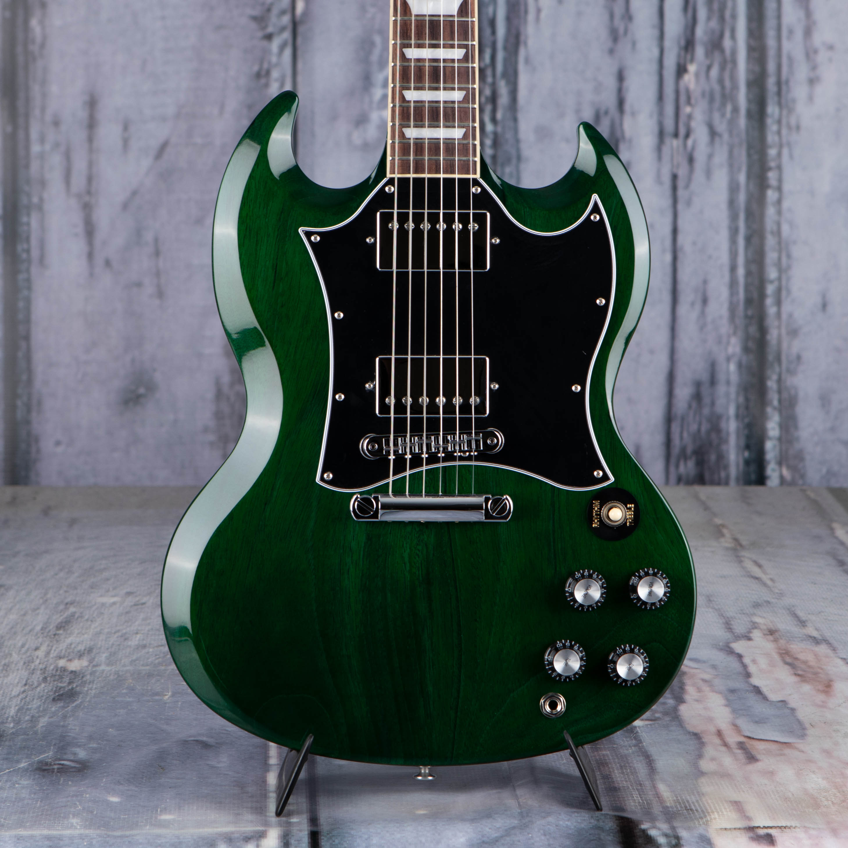 Gibson USA SG Standard Electric Guitar, Translucent Teal