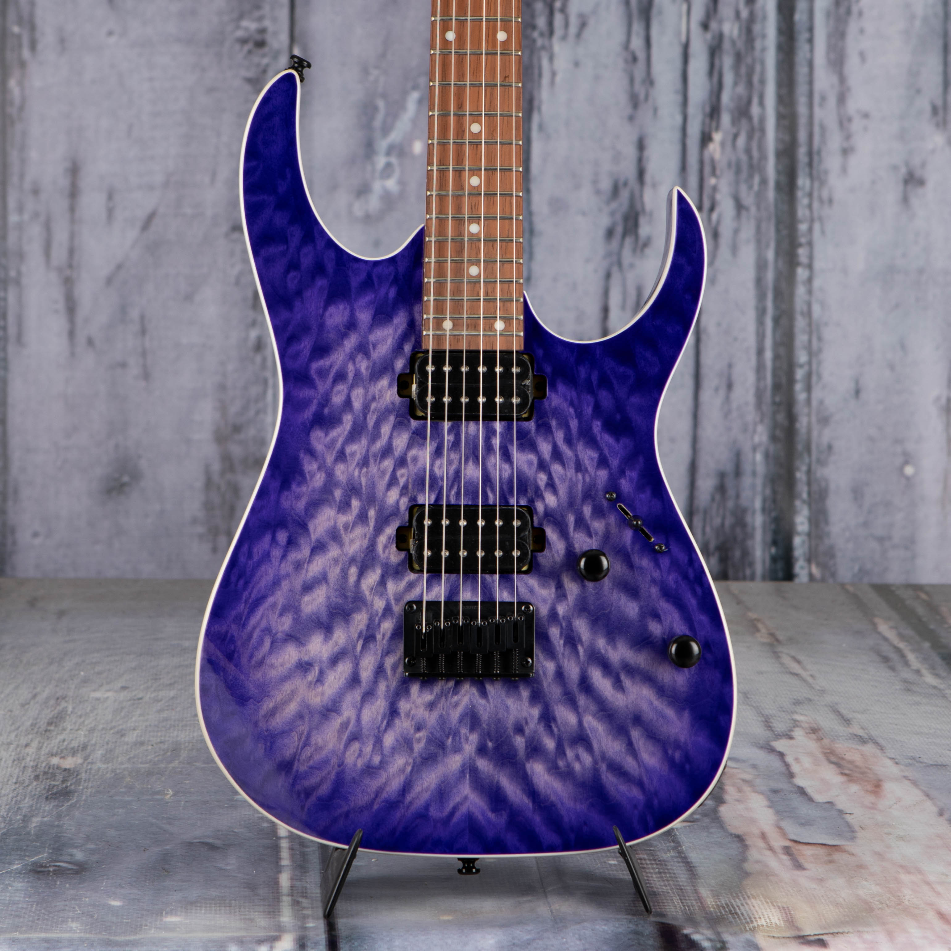 Ibanez RG421QM Electric Guitar, Cerulean Blue Burst