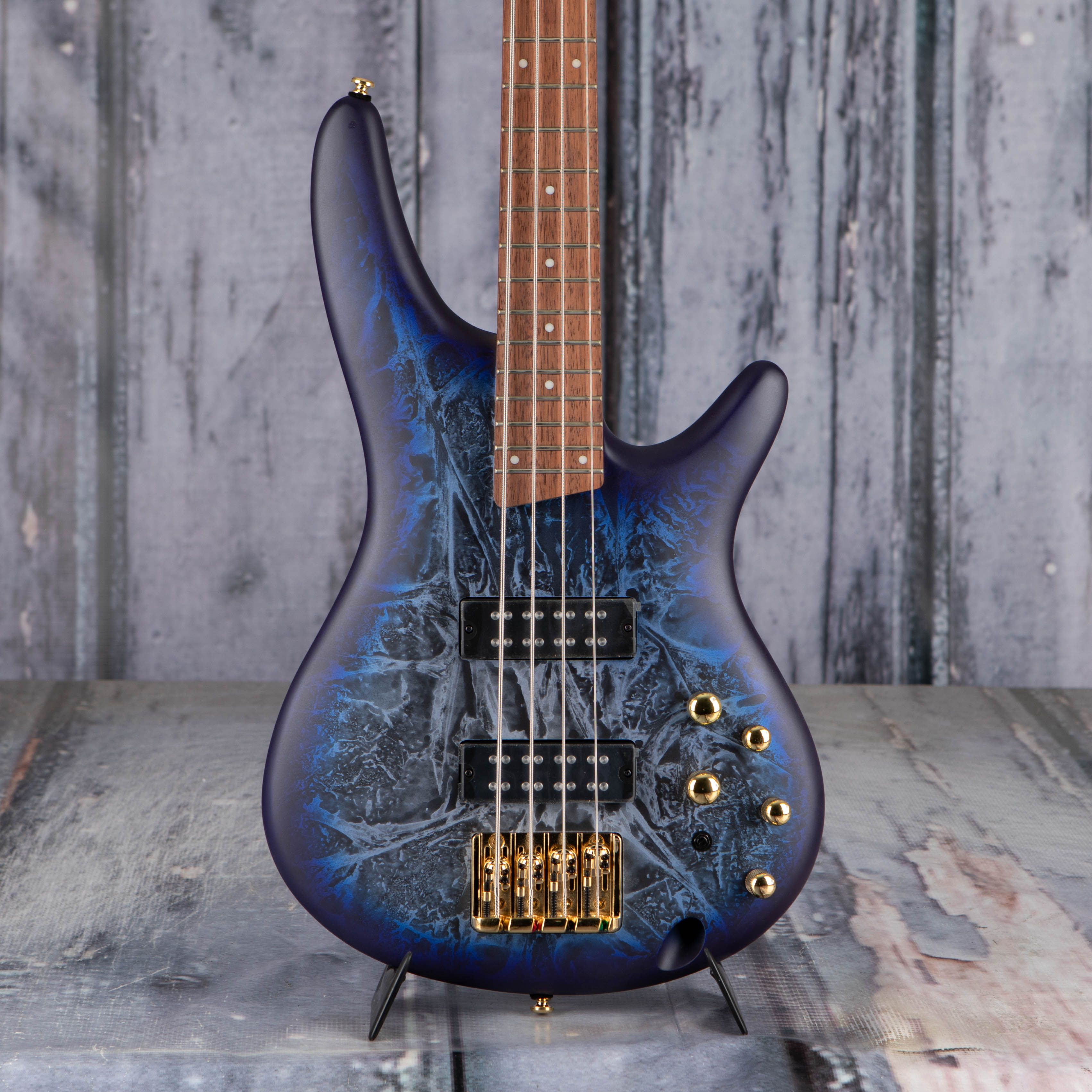 Ibanez Standard SR300EDX Electric Bass Guitar, Cosmic Blue Frozen Matte