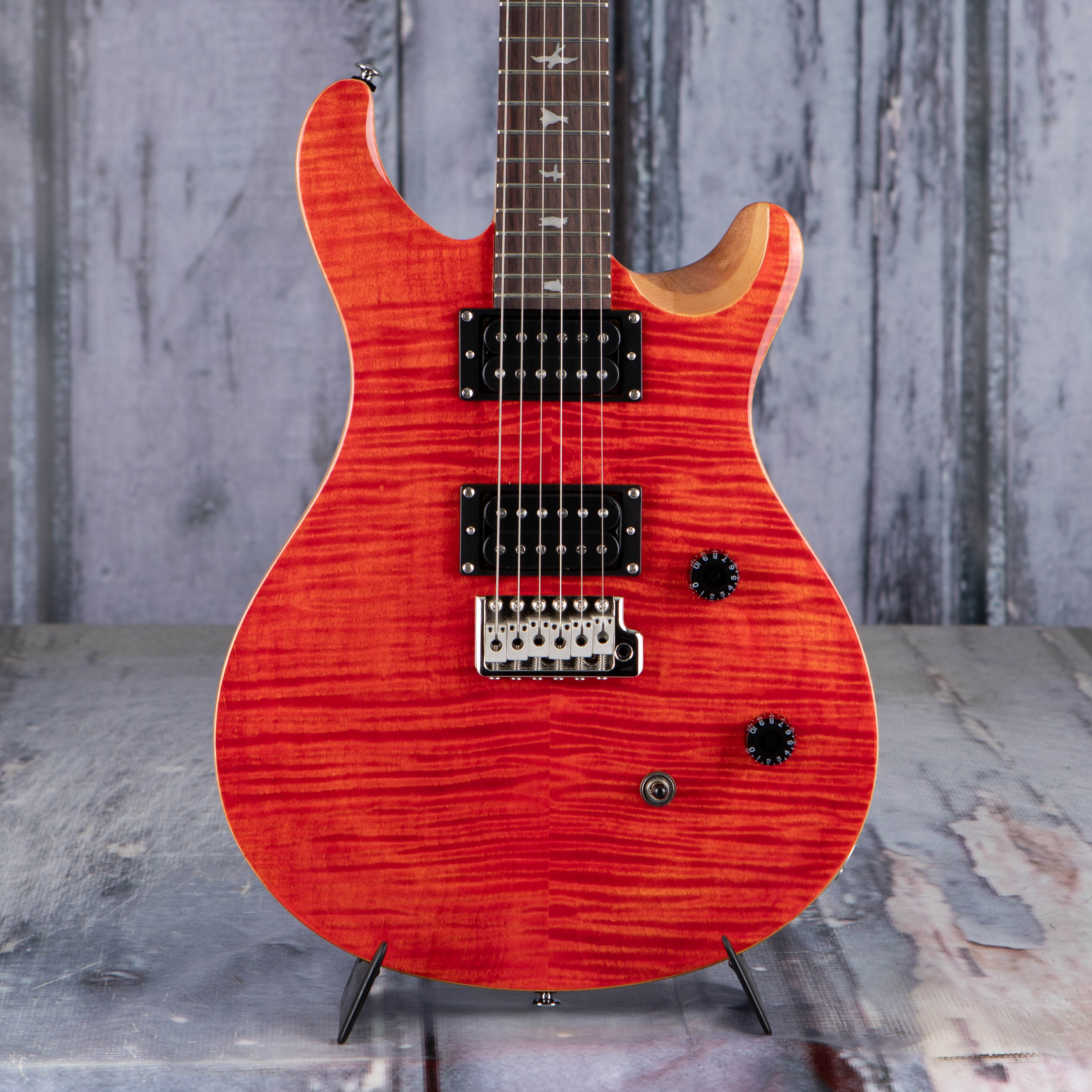 Paul Reed Smith SE CE 24 Electric Guitar, Blood Orange