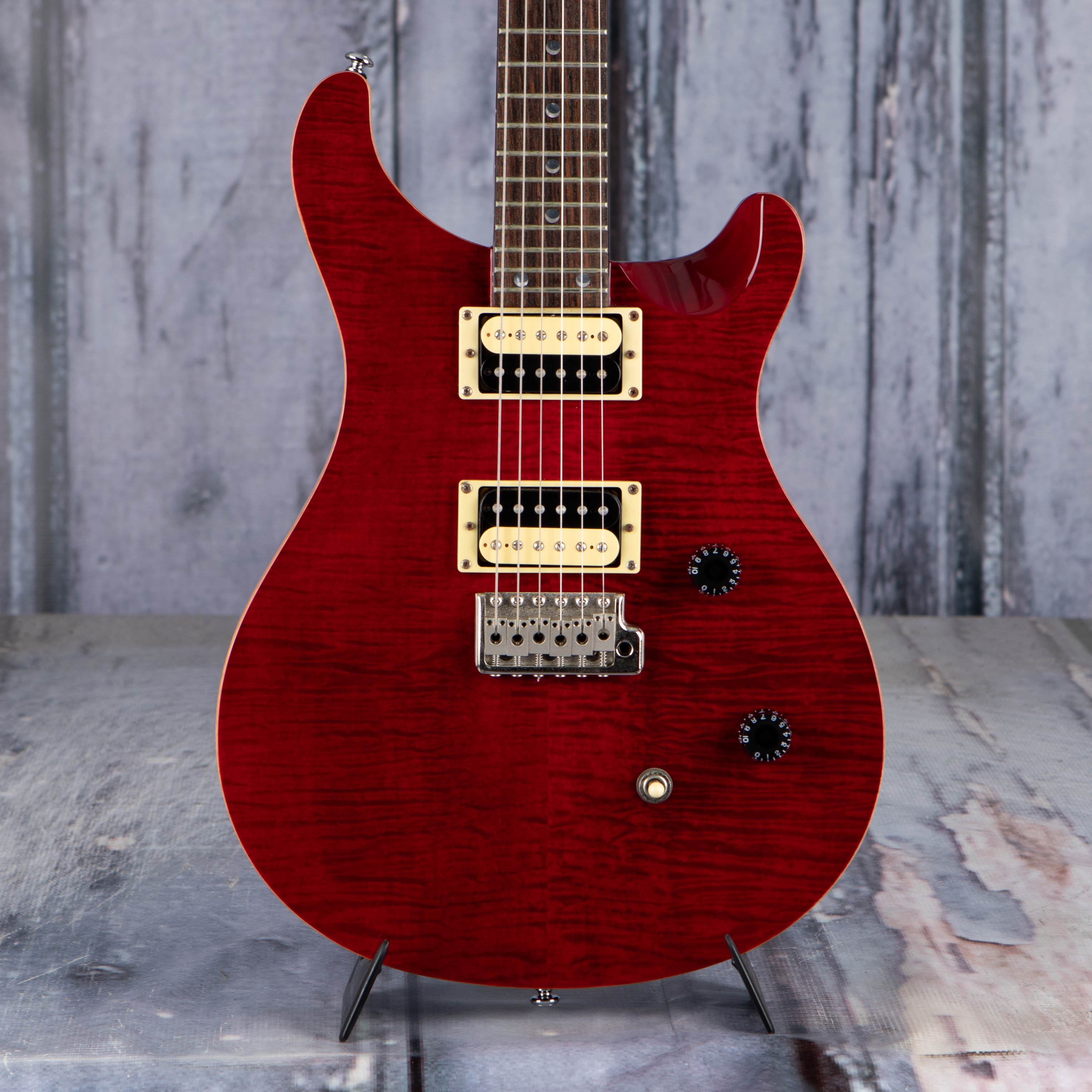 Used Paul Reed Smith SE Custom 24 Electric Guitar, Scarlet Red