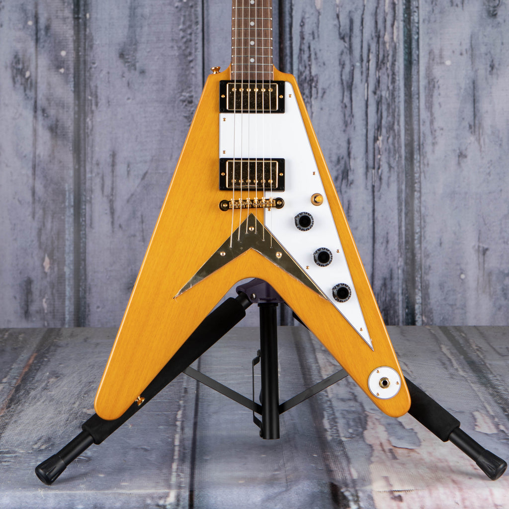 Epiphone 1958 Korina Flying V, Aged Natural