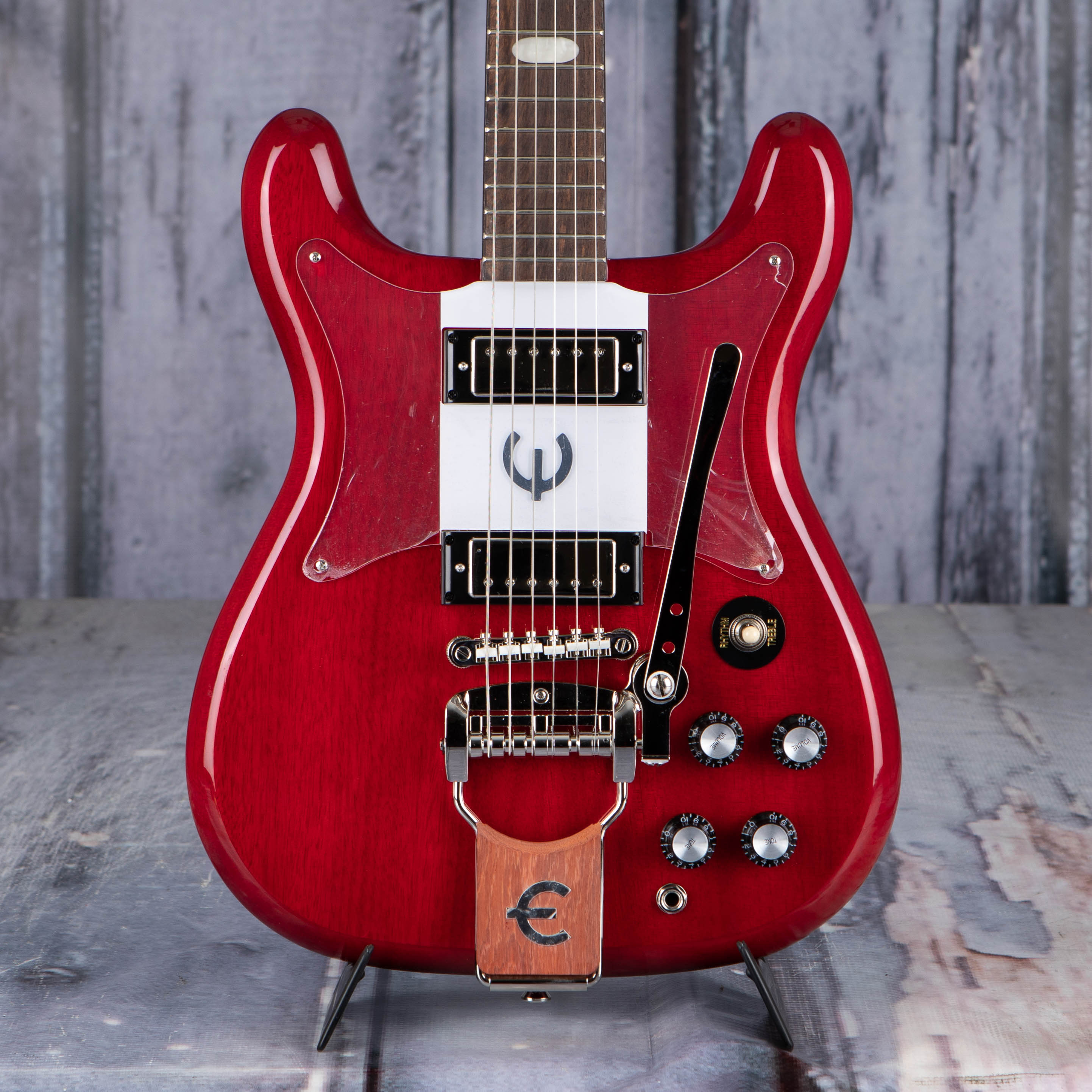 Epiphone Crestwood Custom (Tremotone) Electric Guitar, Cherry