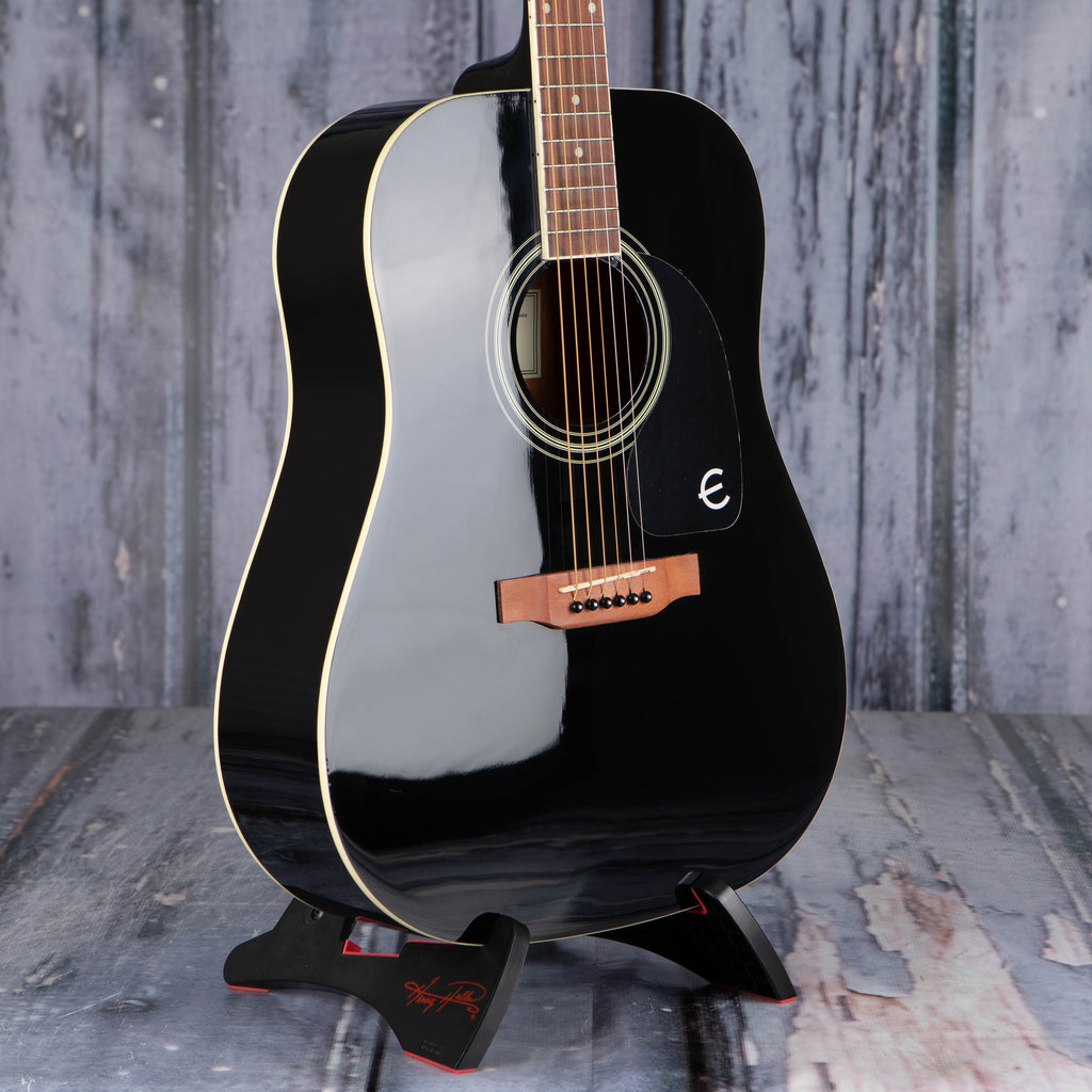 Epiphone DR-100 Dreadnought, Ebony | For Sale | Replay Guitar