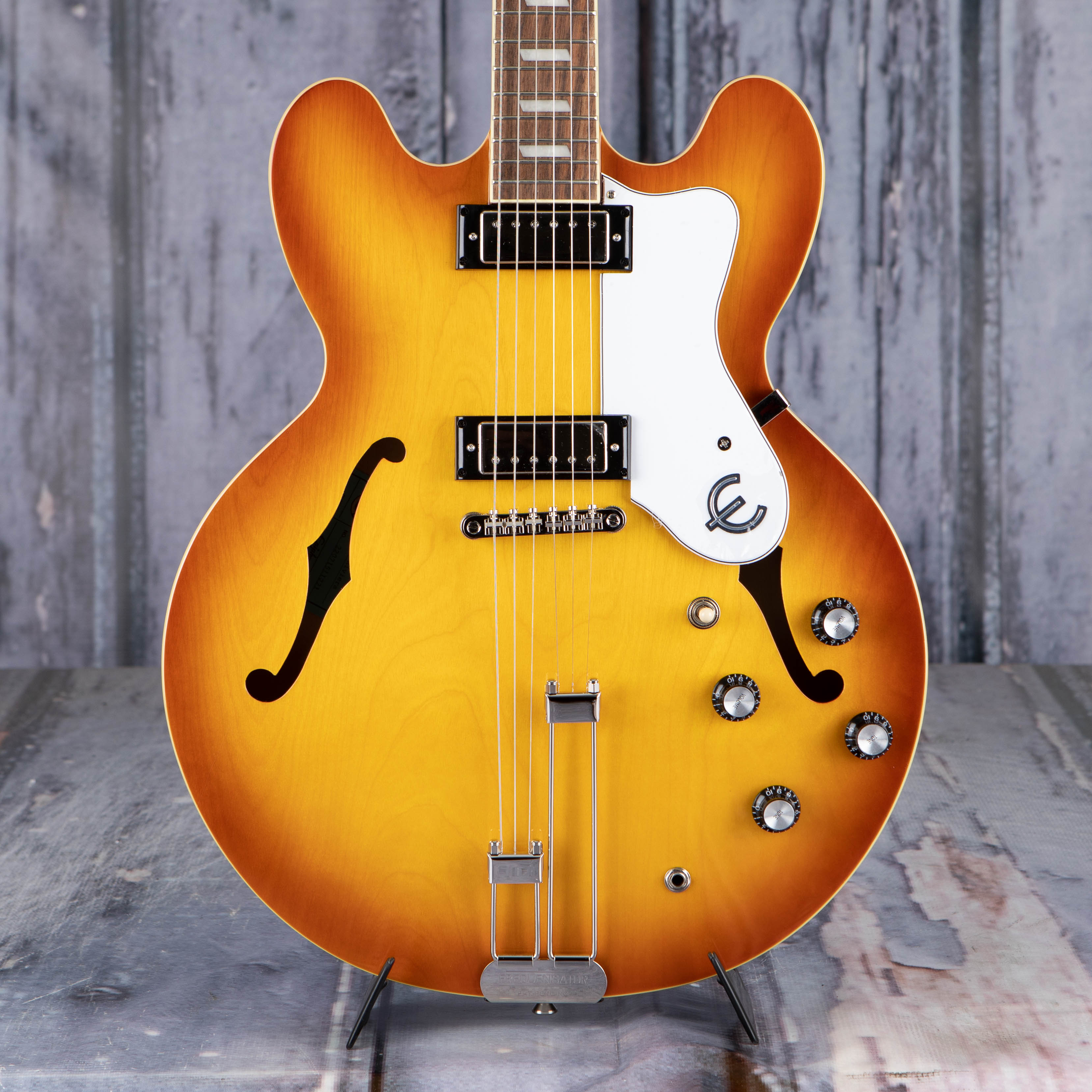 Epiphone Riviera Semi-Hollowbody Guitar, Royal Tan