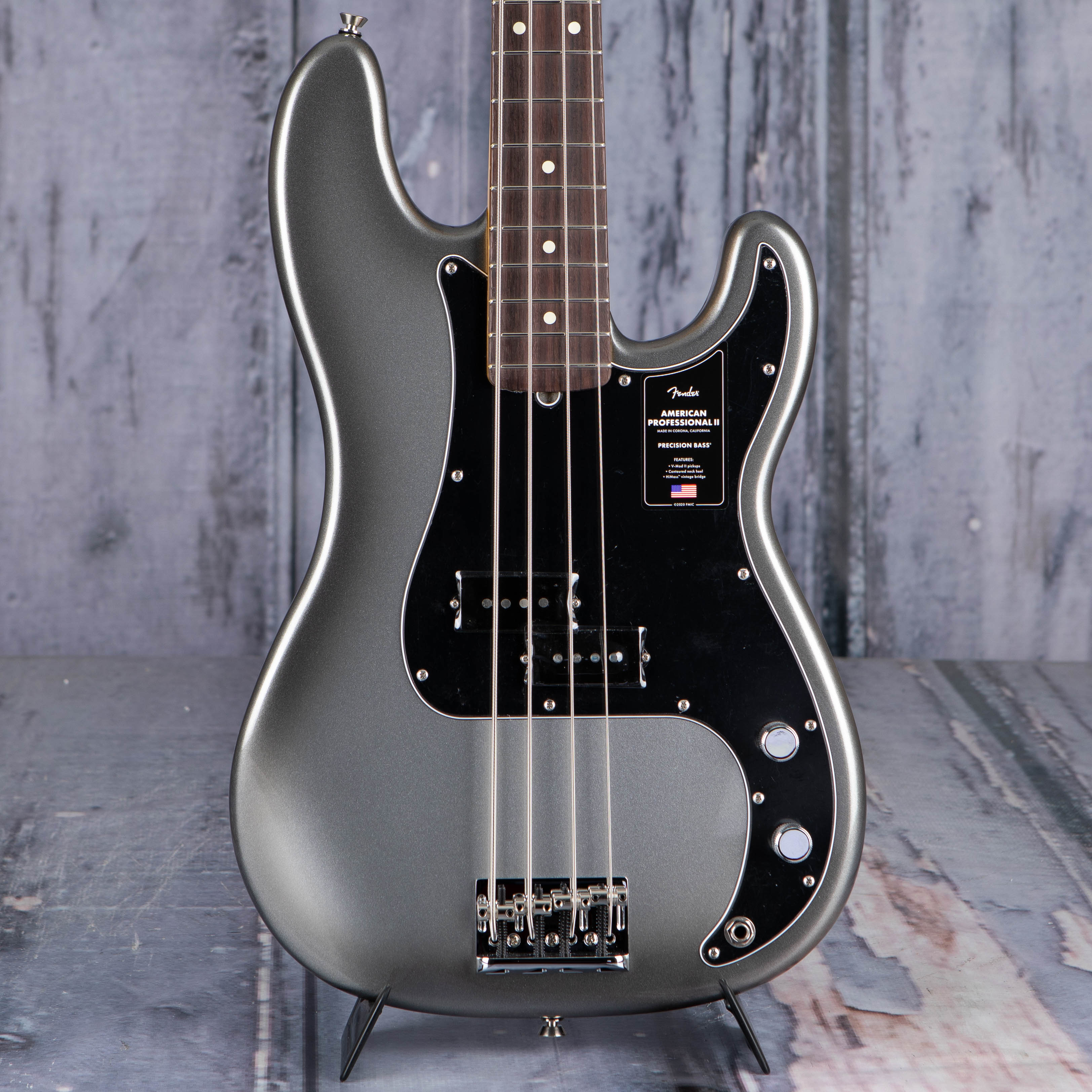 Fender American Professional II Precision Bass, Mercury | For Sale 