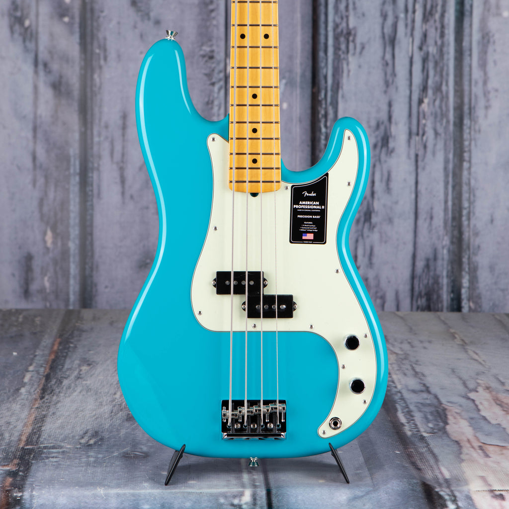 Fender American Professional II Precision Bass, Miami Blue | For