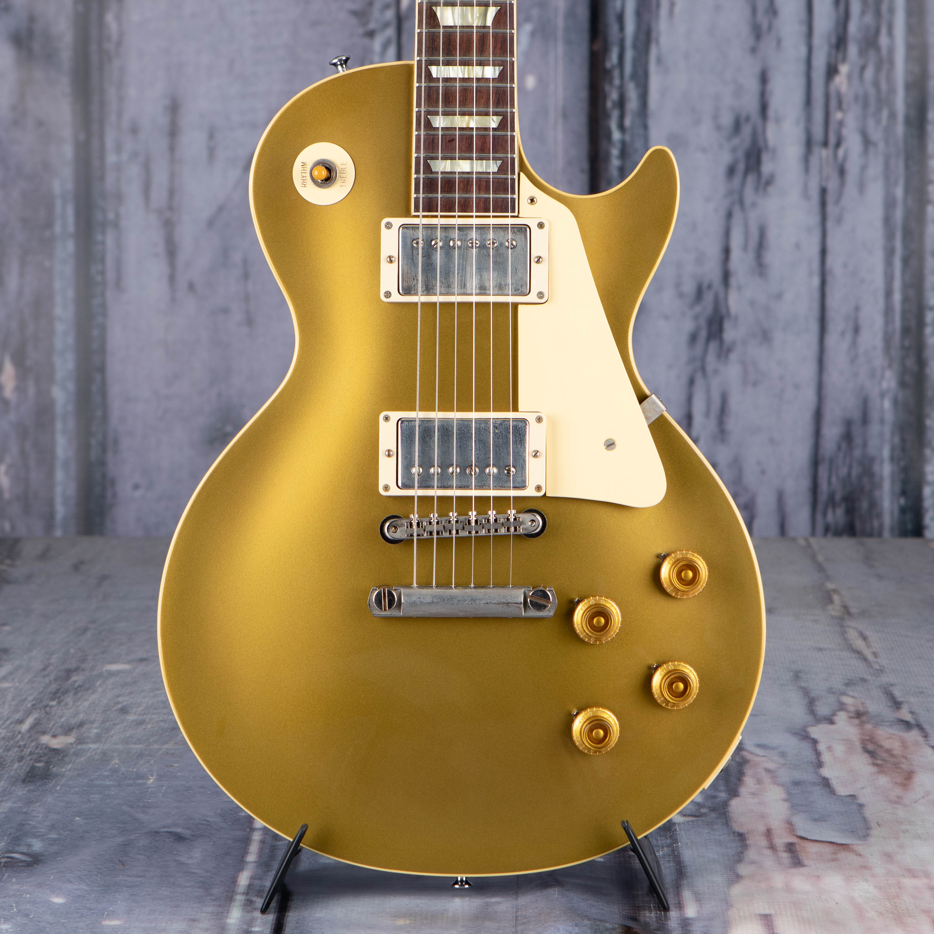 Gibson Custom Shop 1957 Les Paul Goldtop Darkback Reissue VOS Electric  Guitar, Double Gold