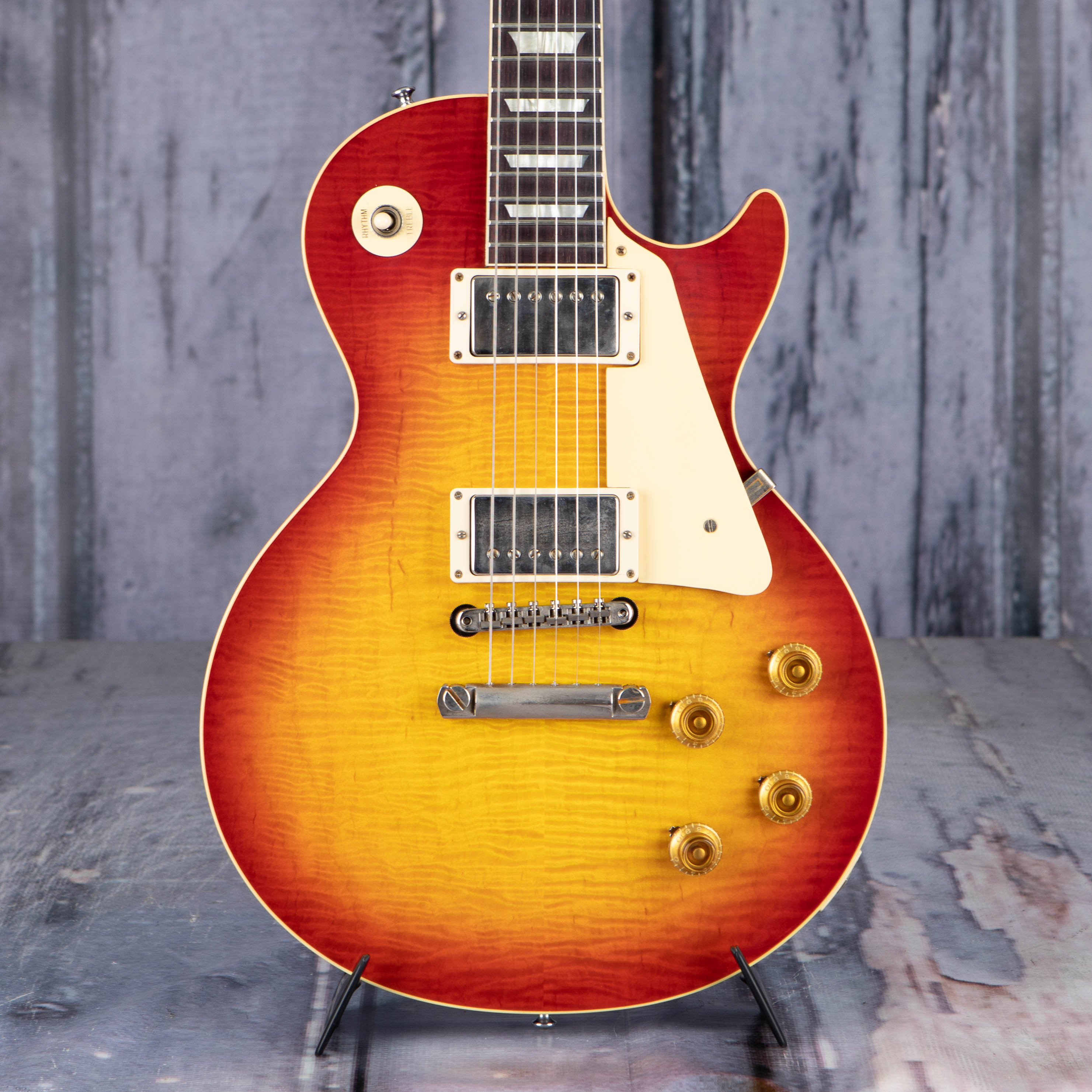 Gibson Custom Shop 1959 Les Paul Standard Reissue Electric Guitar, Washed  Cherry Sunburst