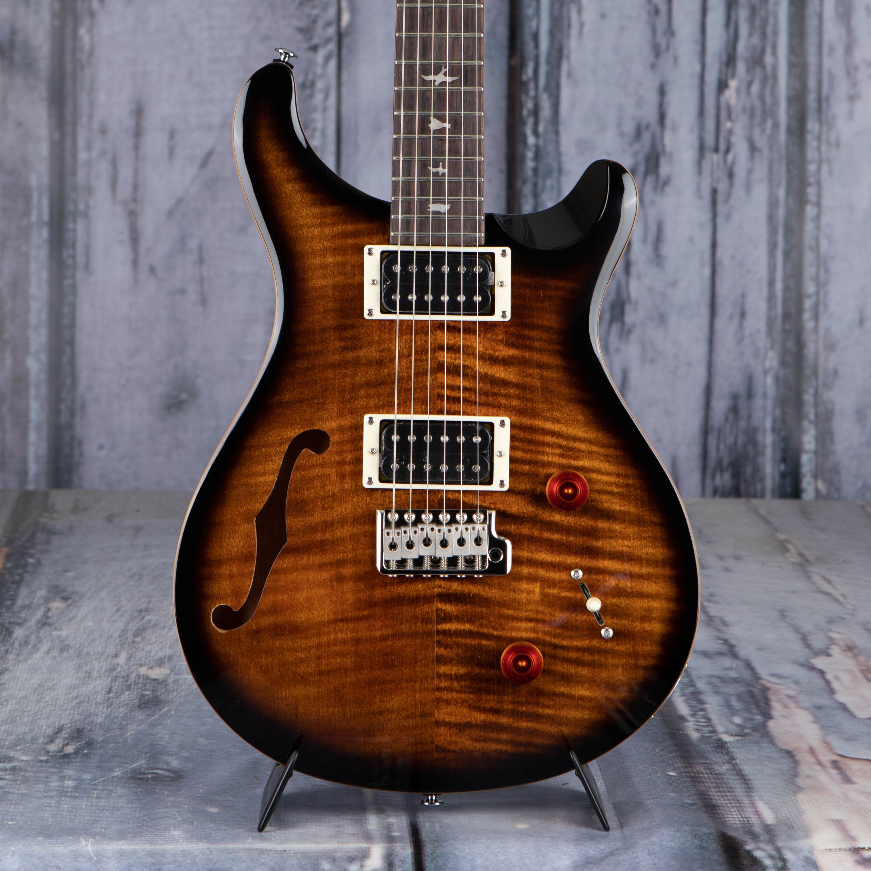 超お徳用M12-675-086PRS SE Custom 22F ポールリードスミス エレキギター フラットトップ 純正ギグバッグ付 ※アーム欠品 PRS