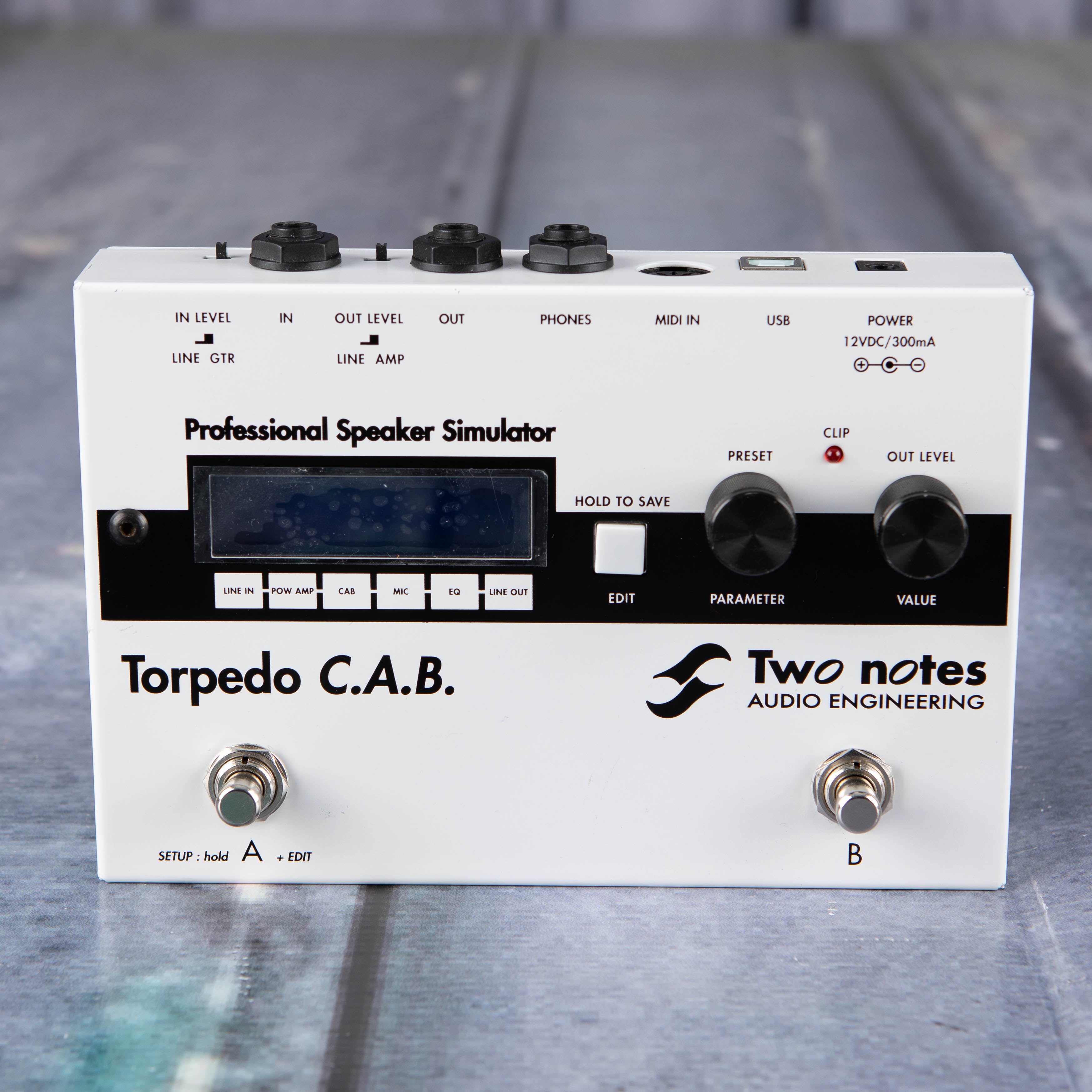Used Two Notes Audio Engineering Torpedo C.A.B. Professional Speaker  Simulator Effects Pedal