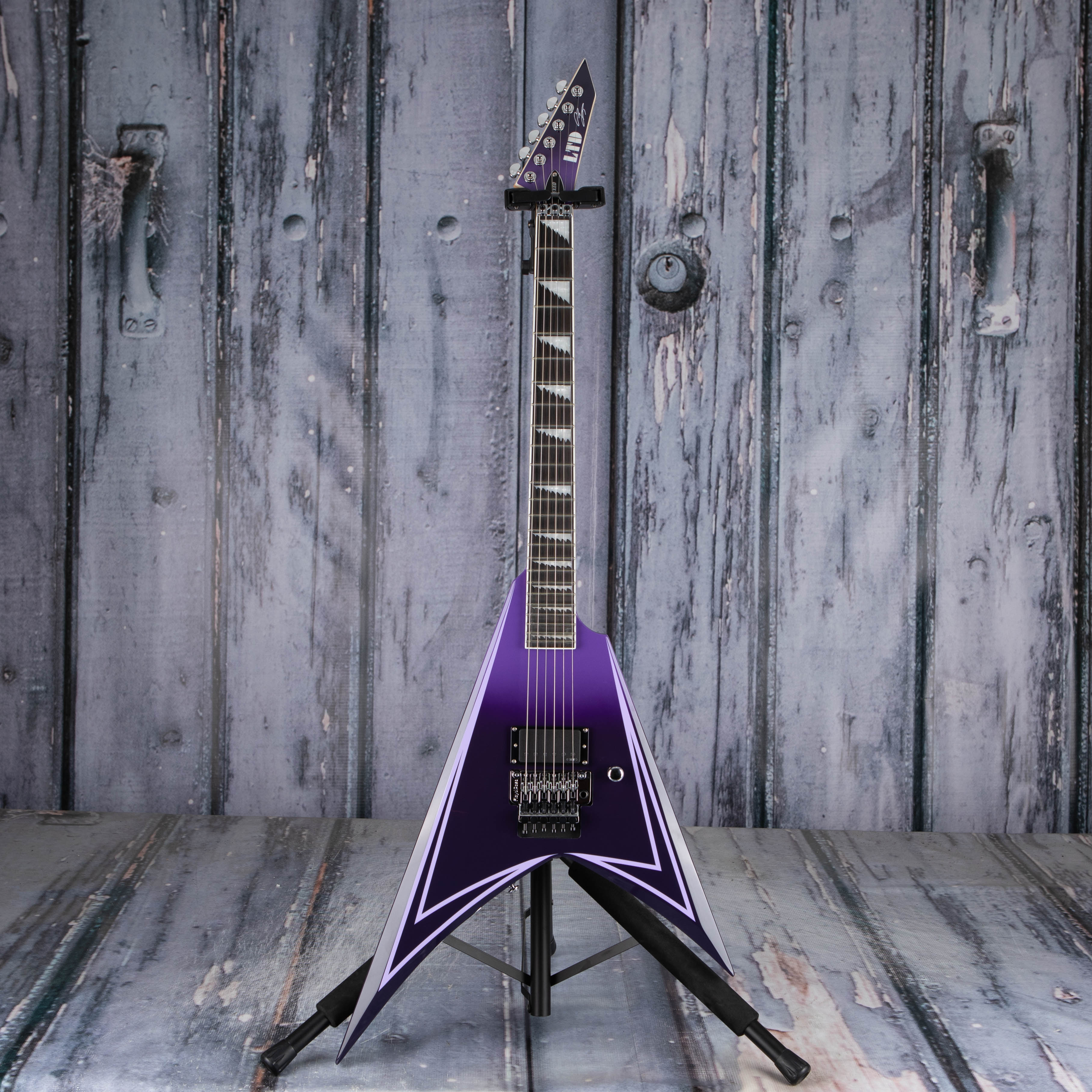 ESP LTD Alexi Hexed, Purple Fade W/ Pinstripes