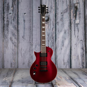 ESP LTD EC-256 Left-Handed Electric Guitar, Candy Apple Red Satin, front