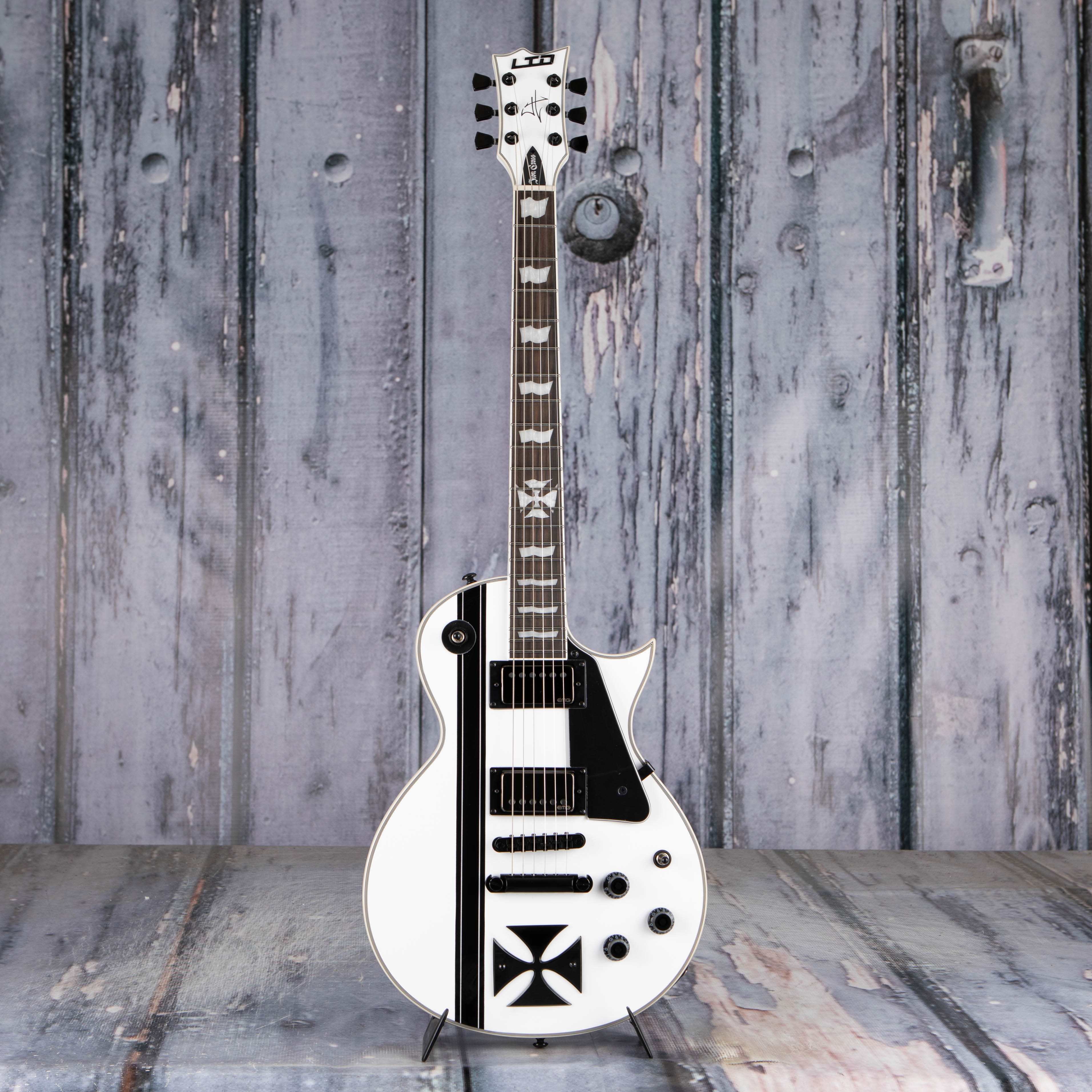 ESP LTD Iron Cross James Hetfield Signature Series Snow White For Sale Replay Guitar Exchange