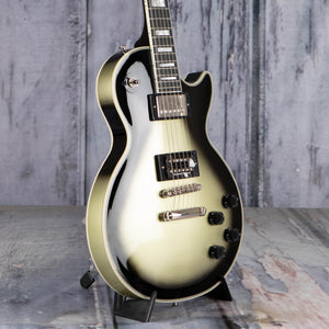 Epiphone Adam Jones 1979 Les Paul Custom Electric Guitar, Antique Silverburst, angle