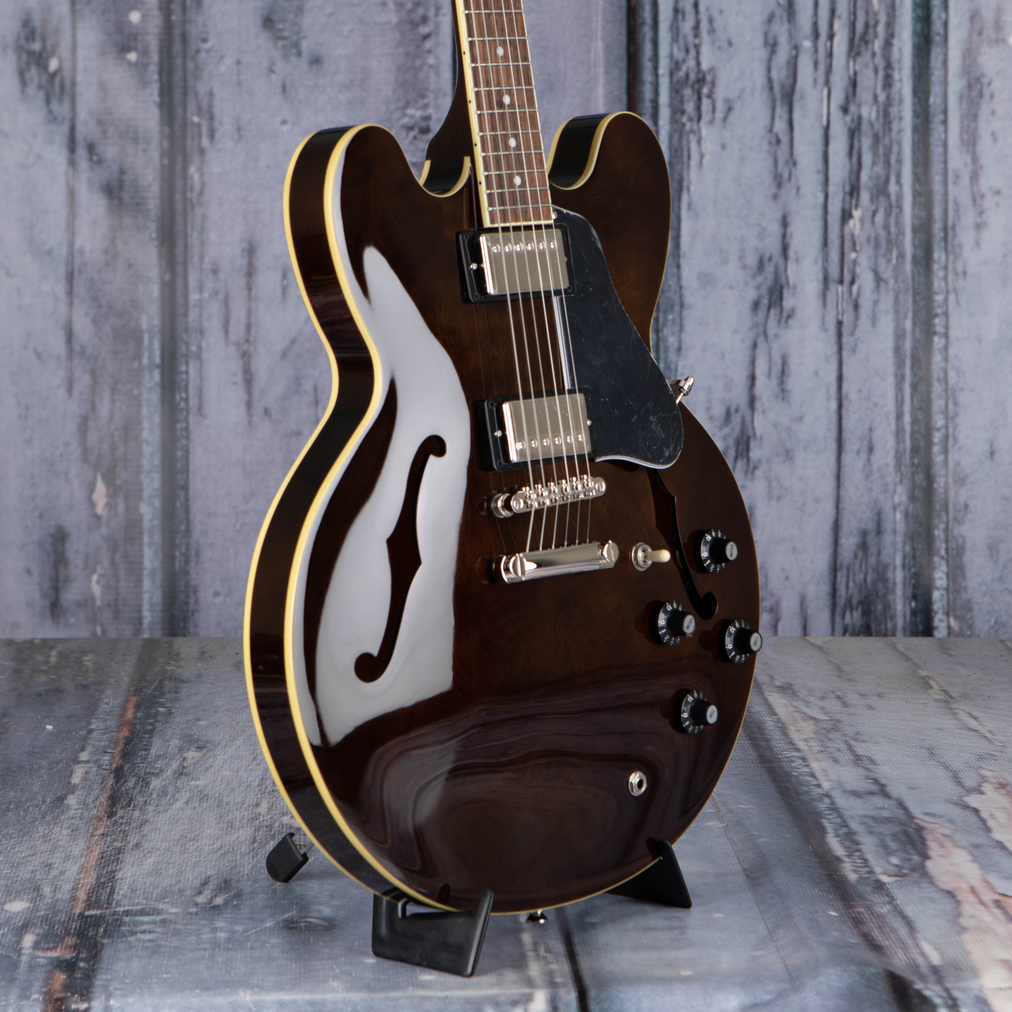 Epiphone Jim James ES-335 Semi-Hollowbody, Seventies Walnut | For Sale |  Replay Guitar Exchange