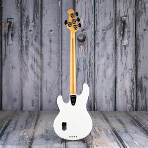 Ernie Ball Music Man Retro '70s StingRay Electric Bass Guitar, White, back