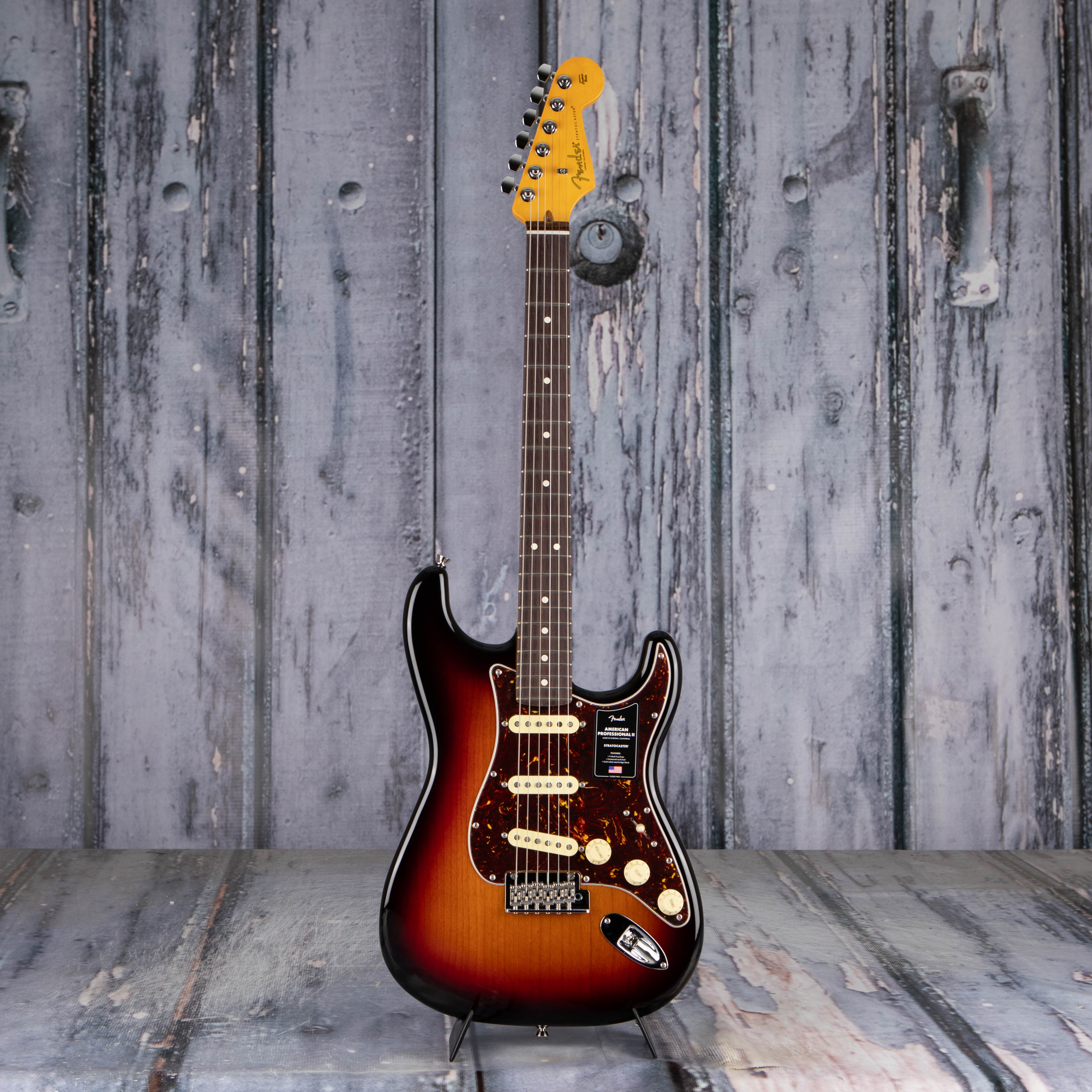 Fender American Professional II Stratocaster Electric Guitar, 3-Color Sunburst, front