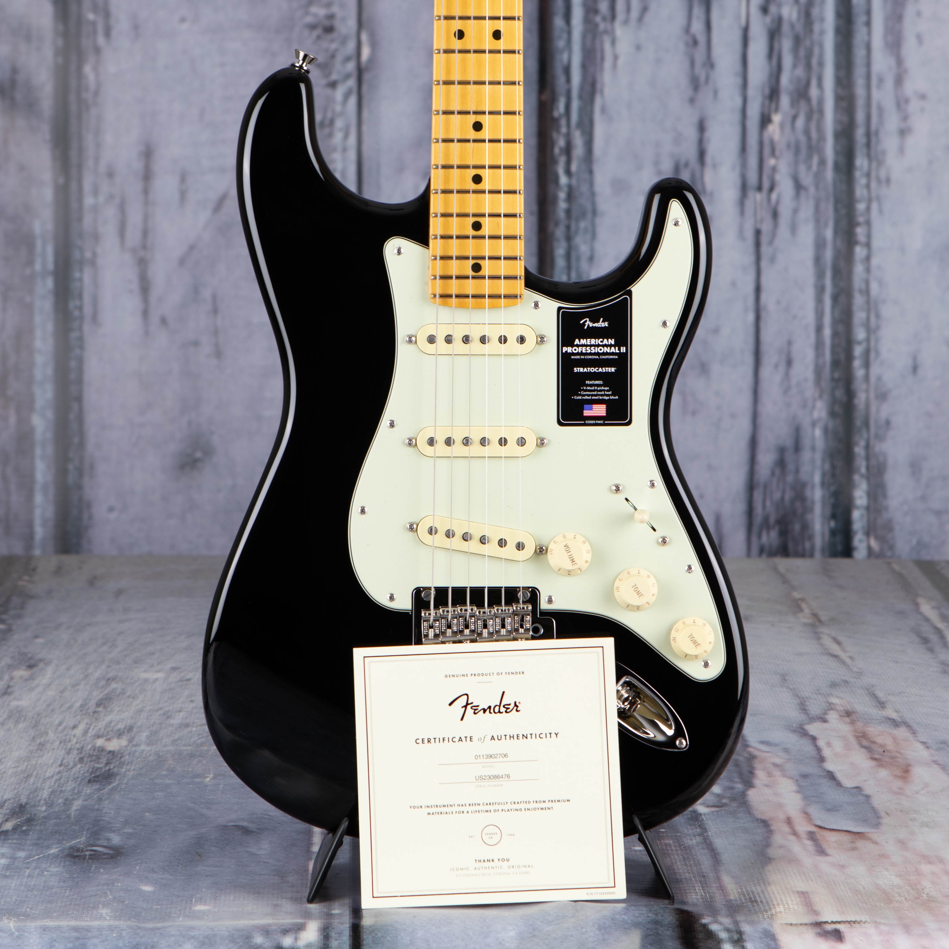 Fender American Professional II Stratocaster, Black