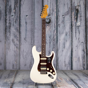 Fender American Professional II Stratocaster Electric Guitar, HSS, Olympic White, front