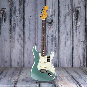 Fender American Professional II Stratocaster Electric Guitar, Mystic Surf Green, front