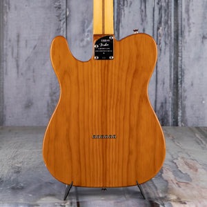 Fender American Professional II Telecaster Electric Guitar, Roasted Pine, back closeup