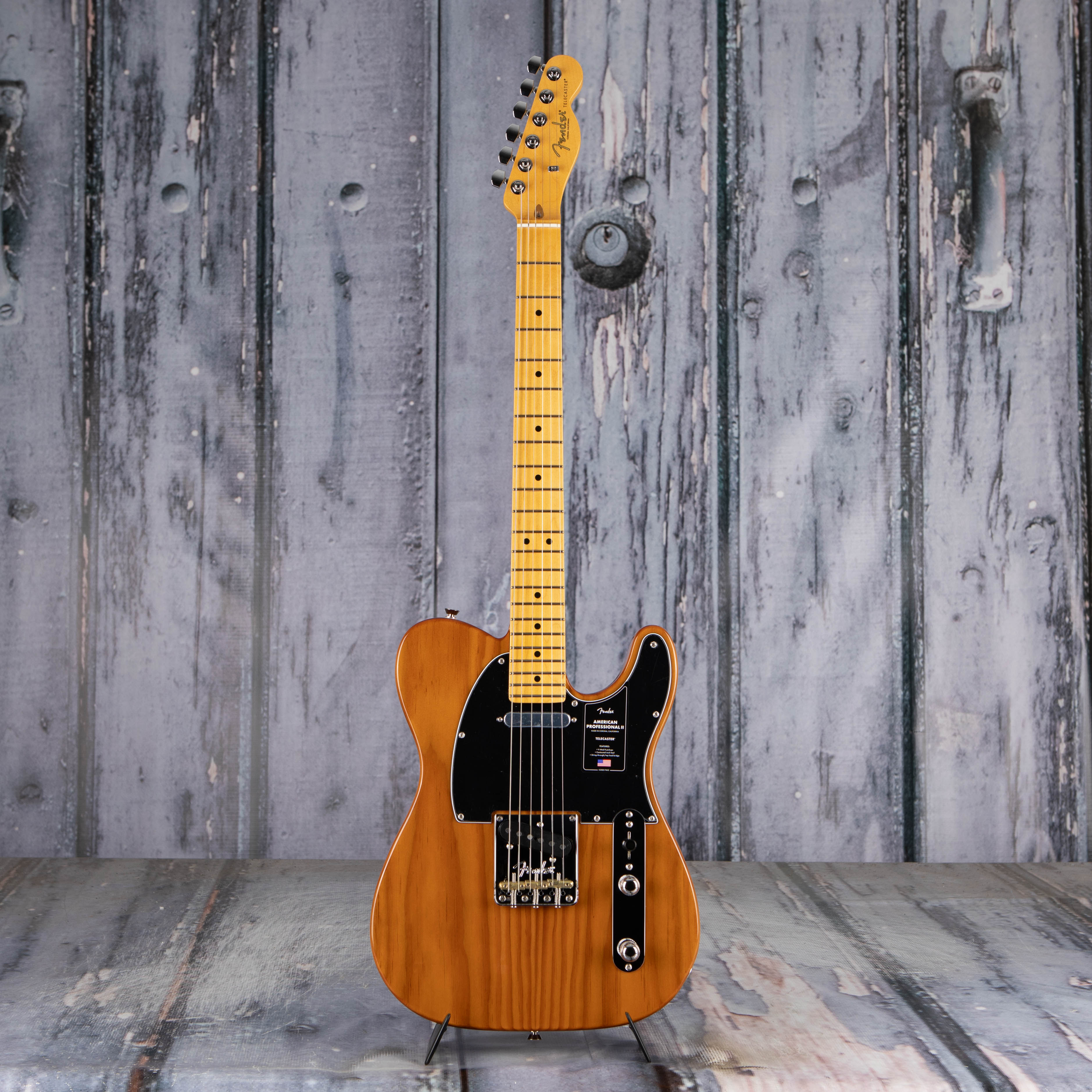 Fender American Professional II Telecaster Electric Guitar, Roasted Pine, front