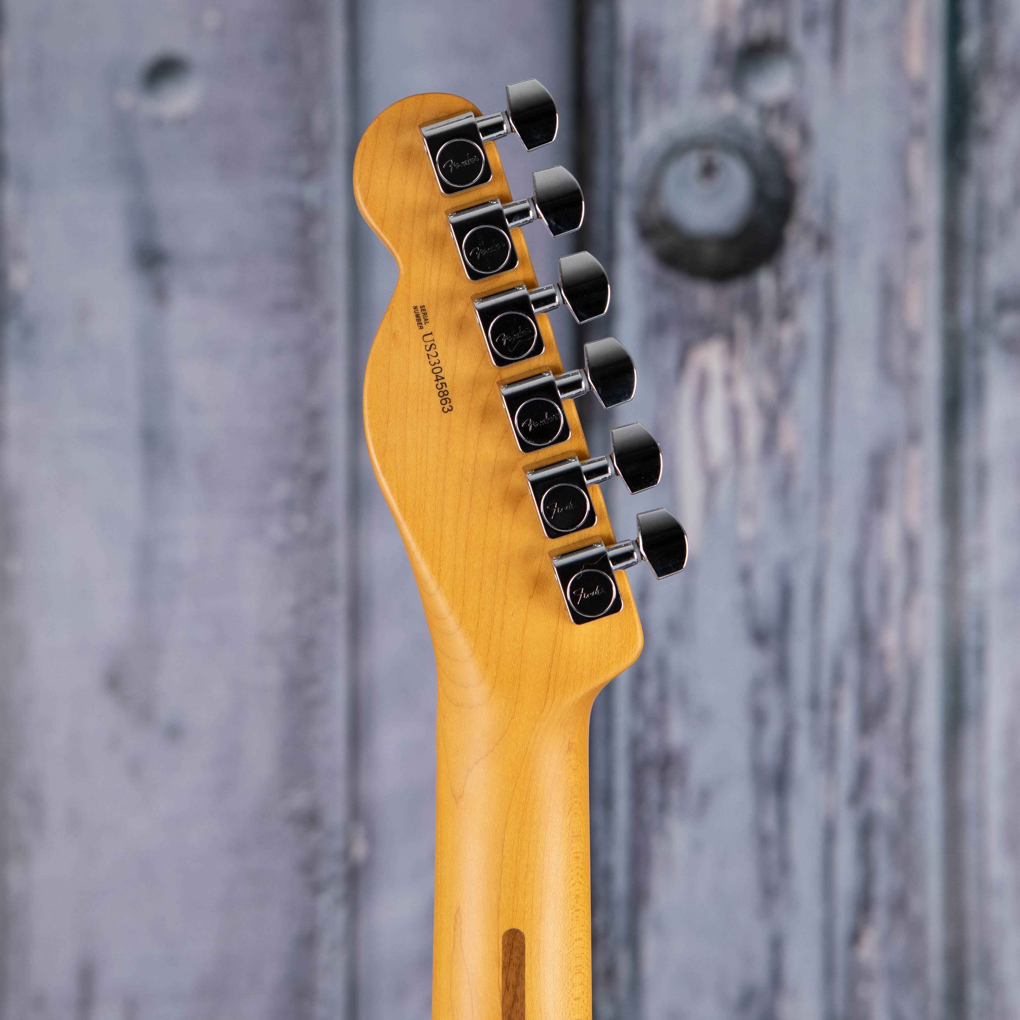 Fender American Professional II Telecaster Electric Guitar, Sienna Sunburst, back headstock