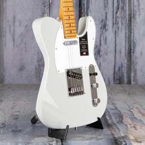 Fender American Ultra II Telecaster Electric Guitar, Avalanche, angle