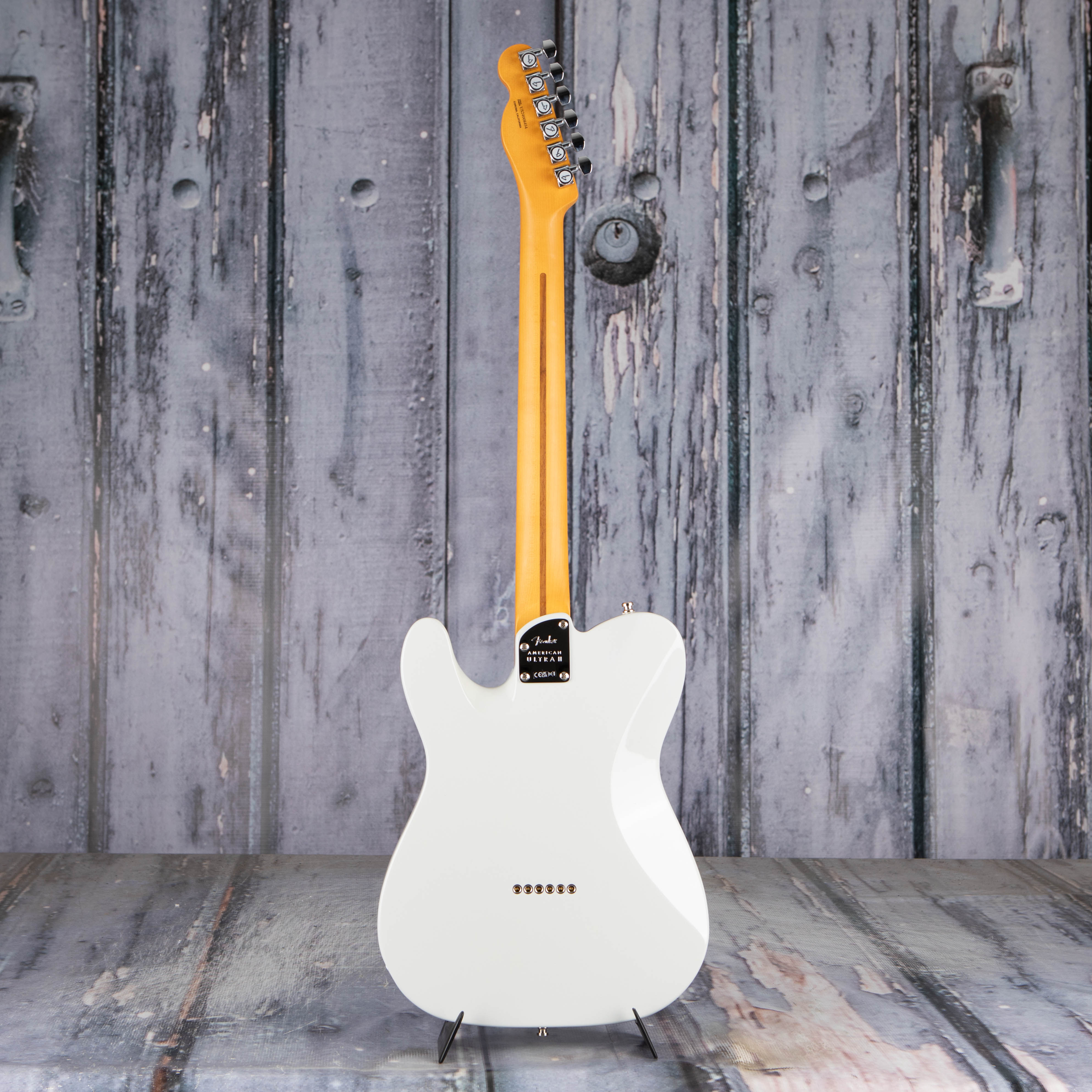 Fender American Ultra II Telecaster Electric Guitar, Avalanche, back