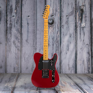 Fender American Ultra II Telecaster Electric Guitar, Sinister Red, front