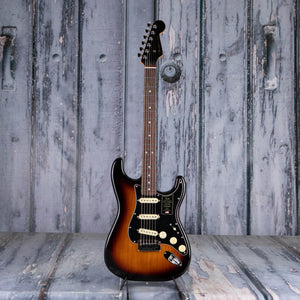 Fender American Ultra Luxe Stratocaster Electric Guitar, Rosewood Fingerboard, 2-Color Sunburst, front