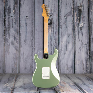 Fender Custom Shop 1959 Stratocaster Journeyman Relic Electric Guitar, Faded Aged Sage Green Metallic, back