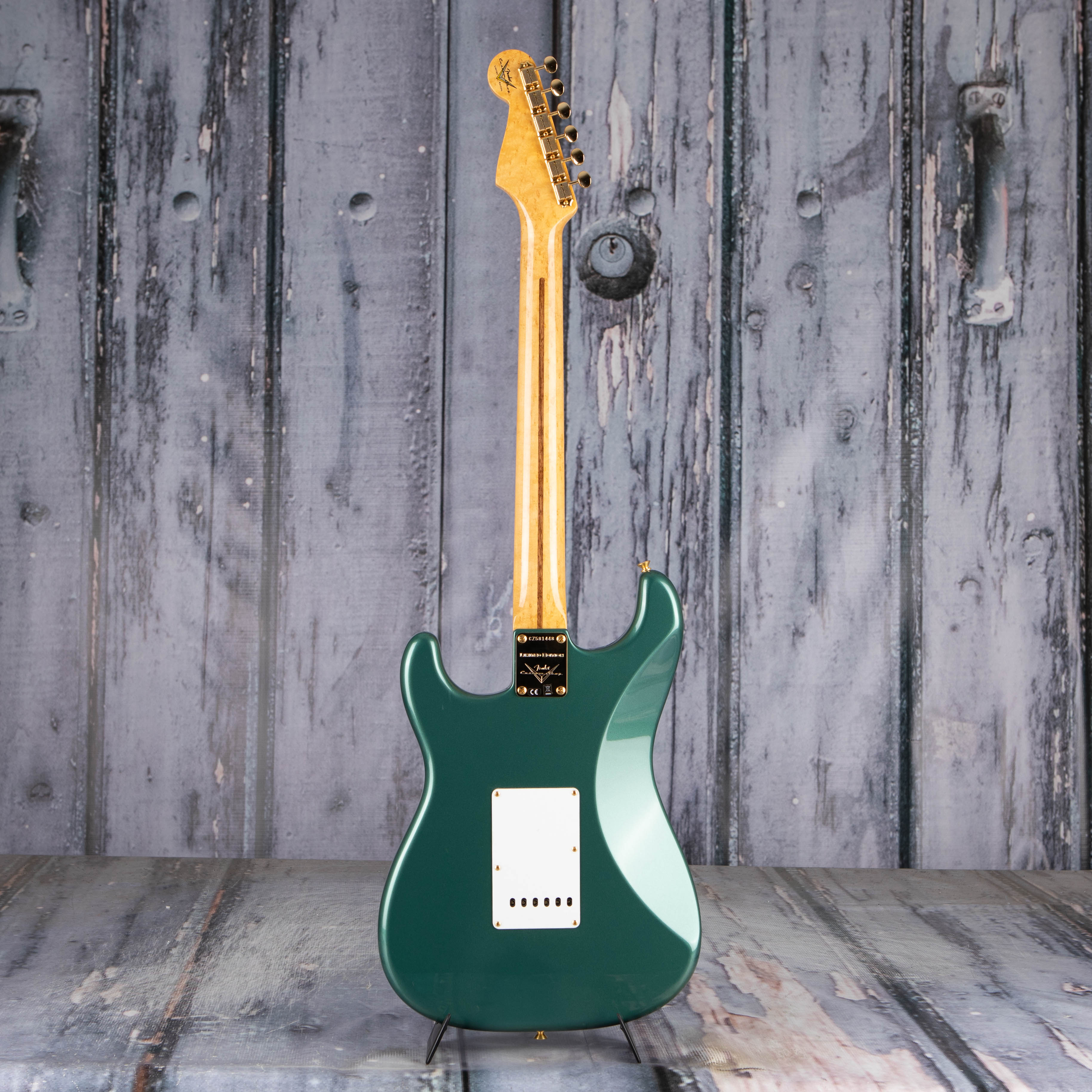 Fender Custom Shop Limited 1959 Stratocaster NOS Electric Guitar, Sherwood Green Metallic, back