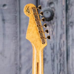 Fender Custom Shop Limited 1959 Stratocaster NOS Electric Guitar, Sherwood Green Metallic, back headstock