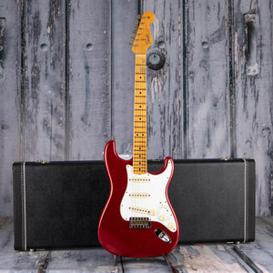 Fender Custom Shop Limited 1965 Stratocaster Journeyman Relic Electric Guitar, Aged Fire Mist Red, case