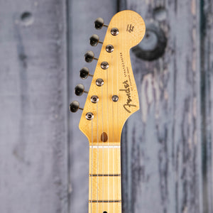 Fender Custom Shop Limited 70th Anniversary 1954 Stratocaster NOS Electric Guitar, Wide Fade 2-Tone Sunburst, front headstock