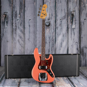 Fender Custom Shop Limited Edition 1960 Jazz Bass Relic Electric Bass Guitar, Super Faded Aged Tahitian Coral, case