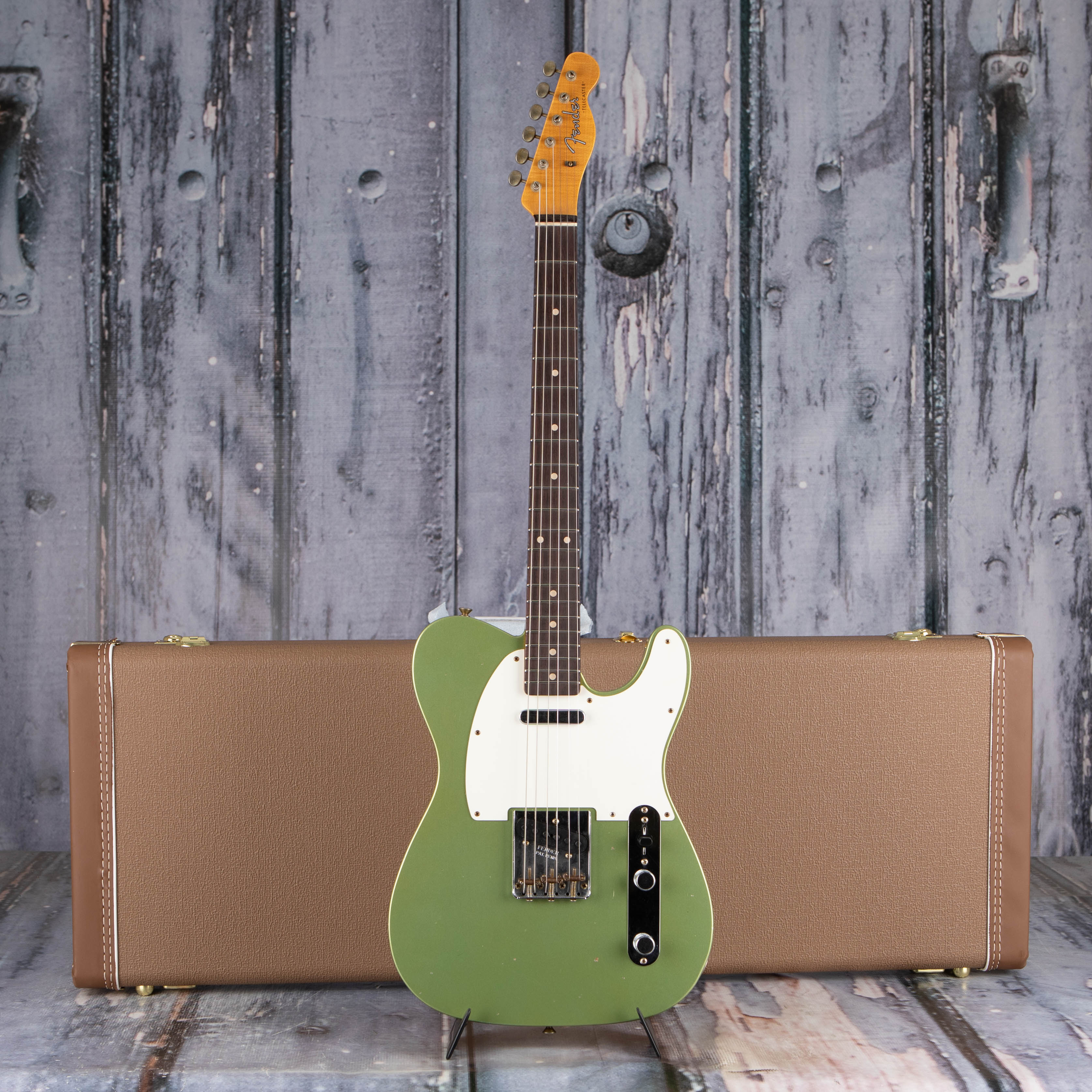 Fender Custom Shop Limited Edition 1960 Telecaster Journeyman Relic, Aged  Sage Green Metallic