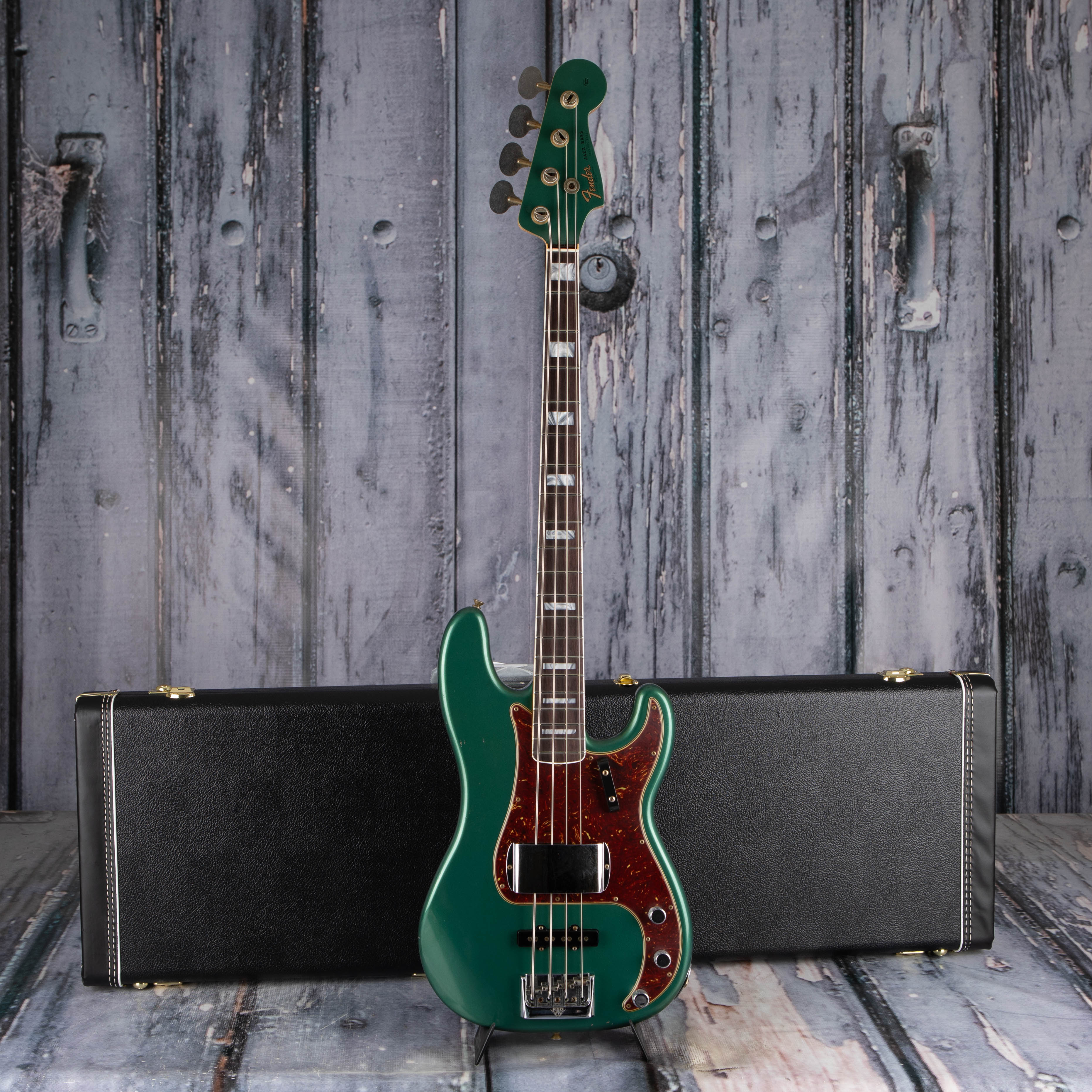 Fender Custom Shop Limited Edition Precision Bass Special Journeyman Relic  Bass, Aged Sherwood Green Metallic