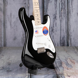 Fender Eric Clapton Stratocaster Electric Guitar, Black, angle